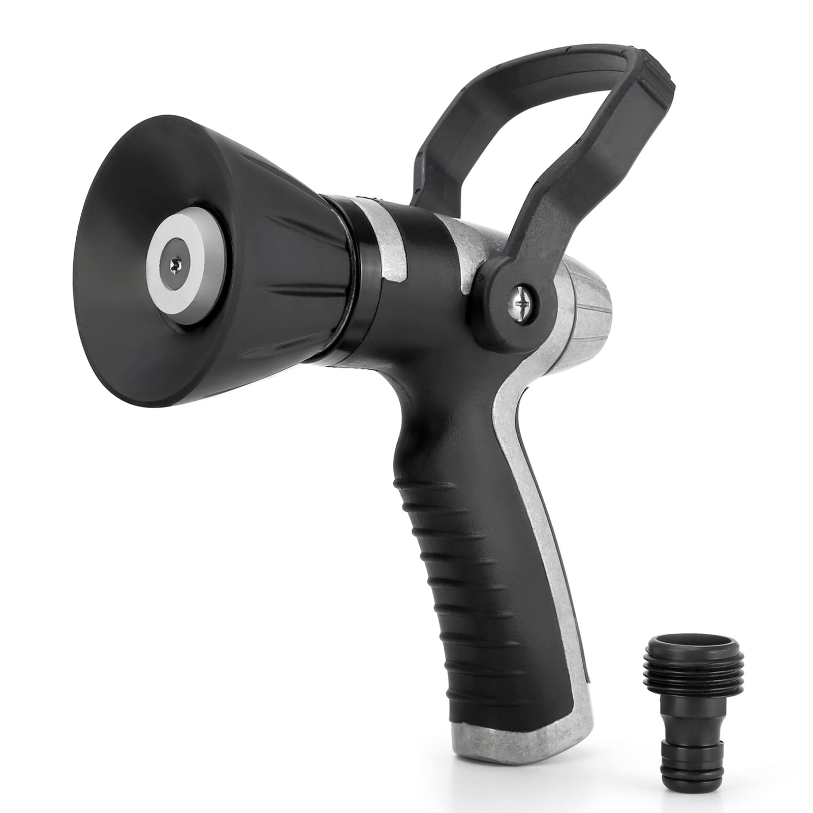 Heavy Duty Metal Garden Hose Nozzle - High Pressure Water Sprayer for Cleaning, Watering Plants, Washing Cars & Bathing Pets | Perfect for Outdoor, Lawn, Garden & Home Use