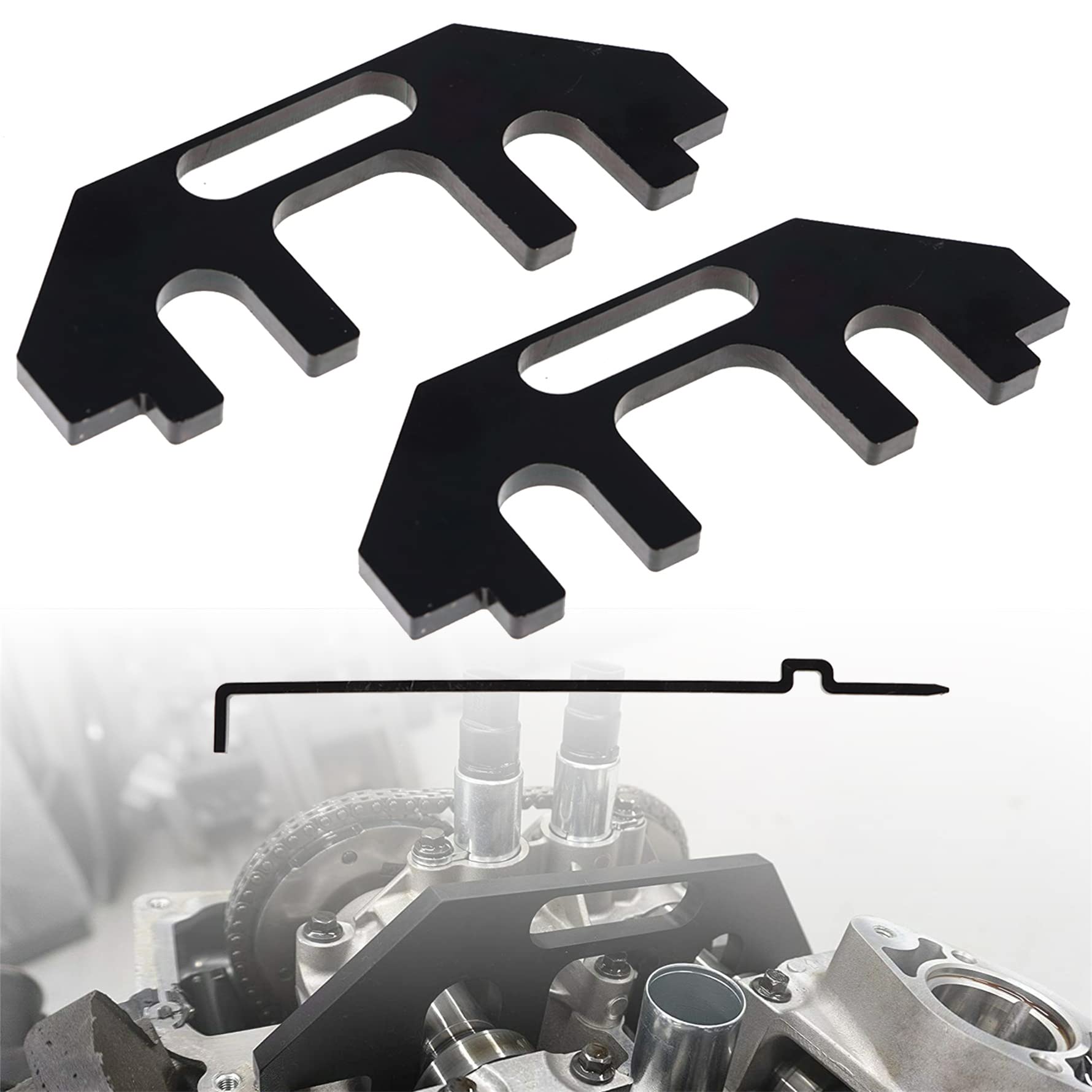 Munirater Lisle 37200 Camshaft Holding Tool & Timing Chain Tensioner - Compatible with V6 3.5L & 3.7L Engines - Professional Engine Timing Repair Kit for DIY Mechanics & Auto Shops