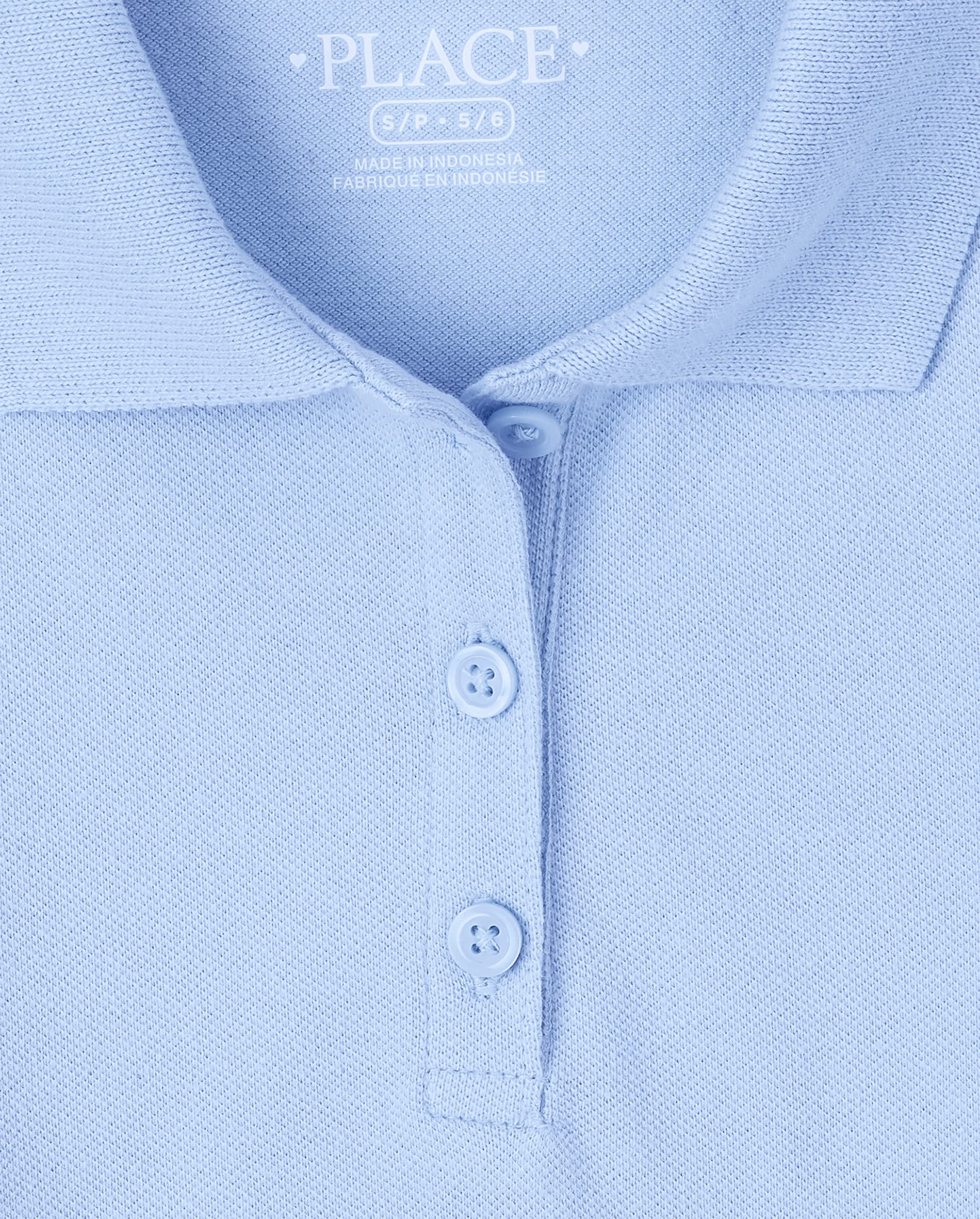 The Children's Place Boys' 3-Pack Short Sleeve Pique Polo Shirts - Soft Cotton Comfort for School, Play & Everyday Wear