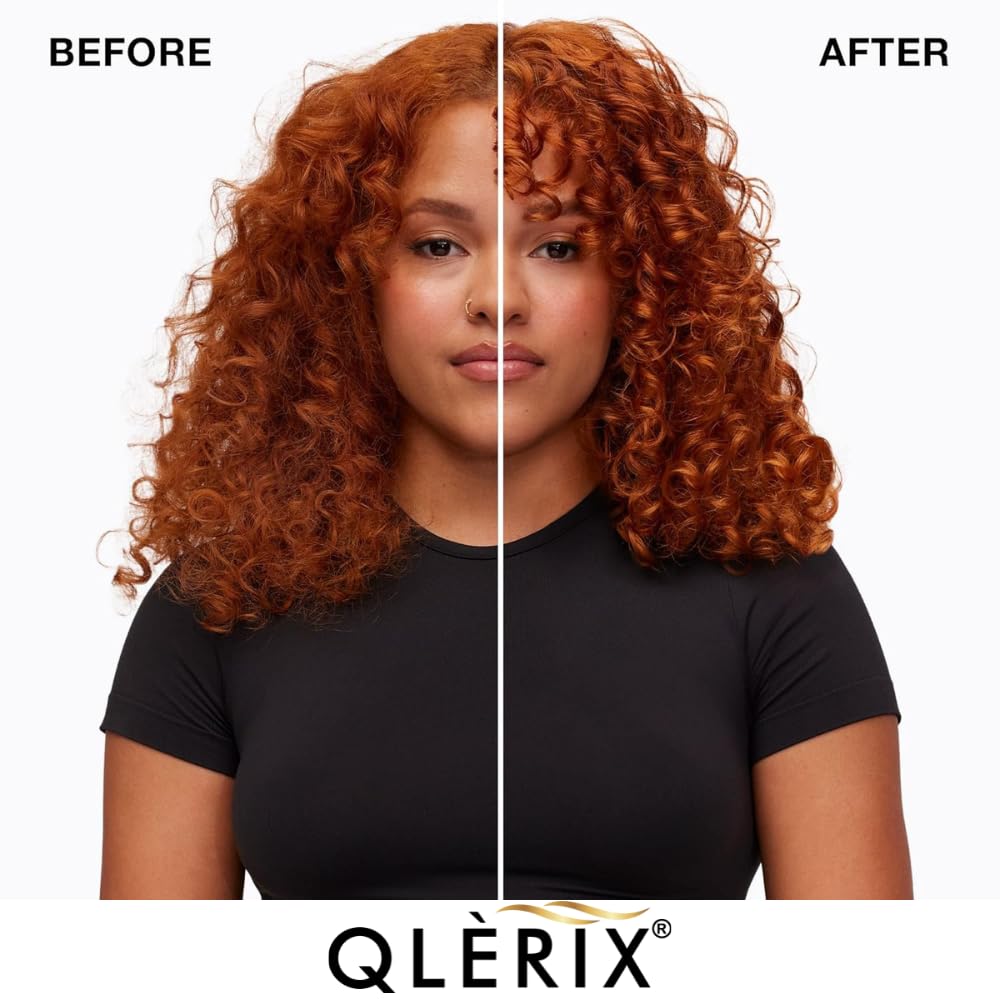 QLERIX Premium Hair Protection Spray - 200ml | Keratin & Argan Oil Infused | Straightening, Smoothing & Styling Treatment | Frizz Control for All Hair Types | Paraben & Sulfate-Free | Perfect for Daily Use, Heat Styling & Salon Results at Home