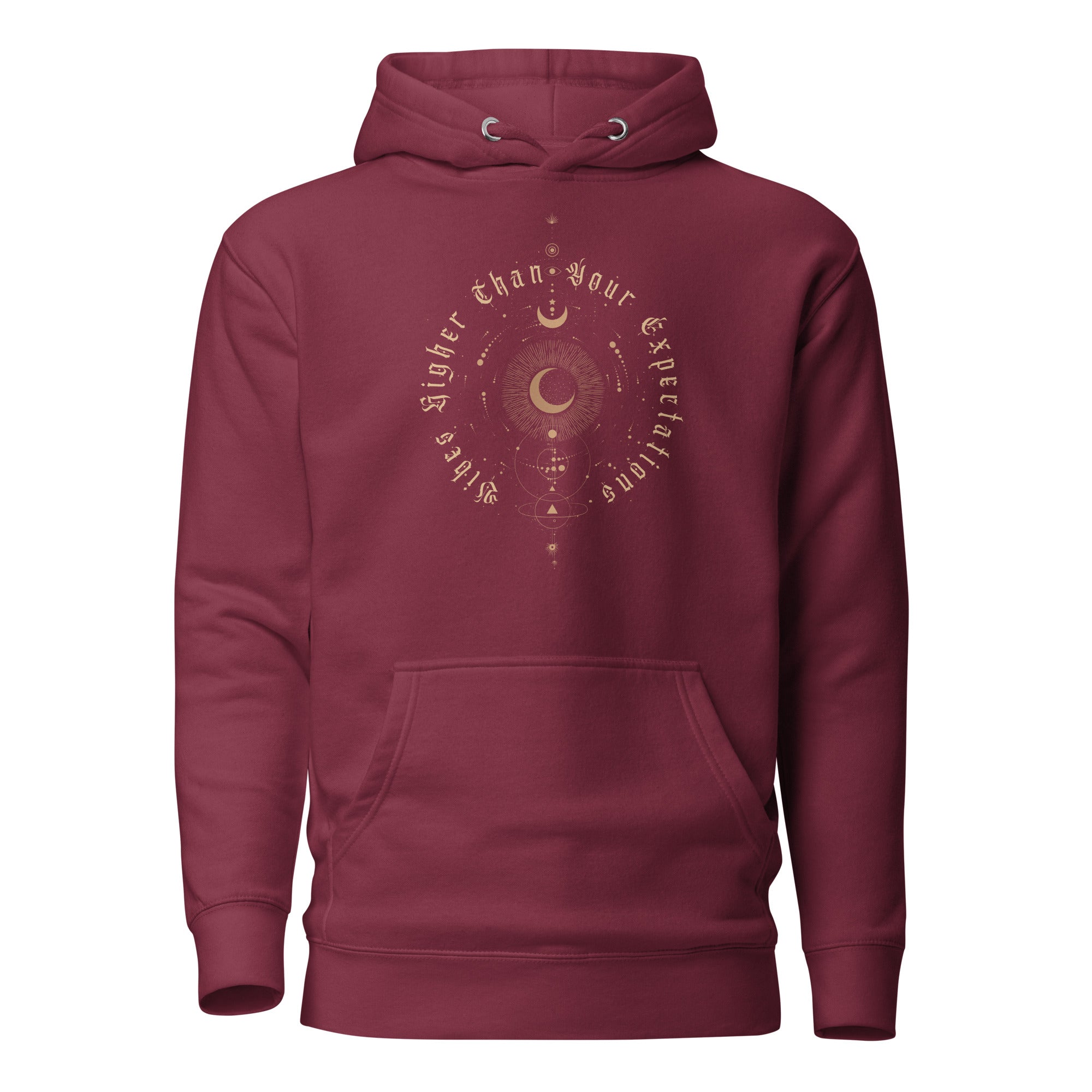 Vibes Higher Than Your Expectations Unisex Hoodie - Soft & Comfortable Pullover Sweatshirt for Men & Women | Perfect for Casual Wear, Gym, and Outdoor Activities