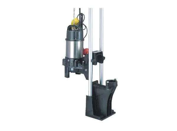 Tsurumi 40PUA2.25S 0.25kW Single Phase Automatic Submersible Wastewater Pump with Vortex Impeller - 210LPM/60kPa Max Flow - Ideal for Basement Drainage, Sewage Systems & Flood Control