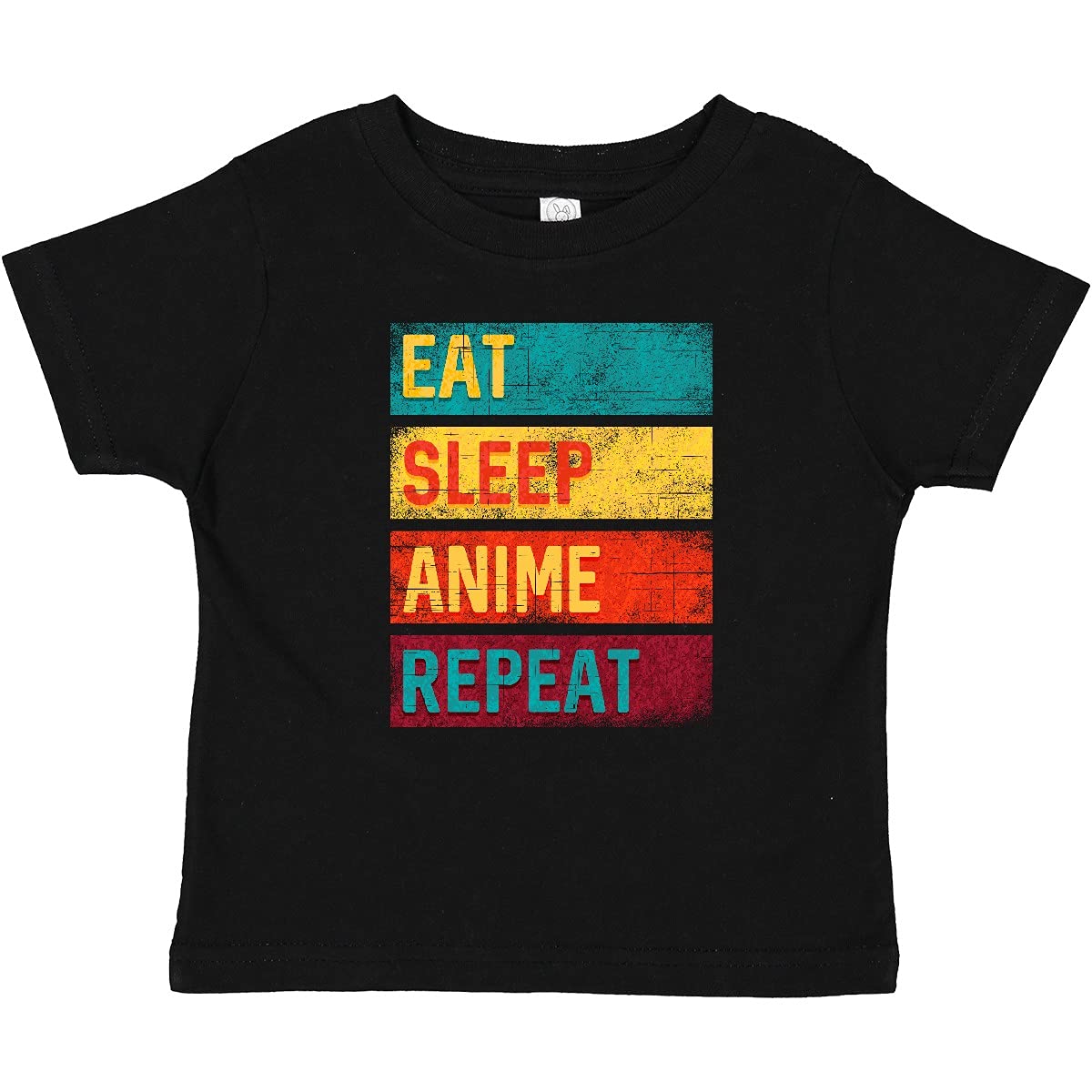 Eat Sleep Anime Repeat Baby T-Shirt | Cute Anime Graphic Tee for Kids | Perfect for Anime Fans, Birthday Gifts & Casual Wear