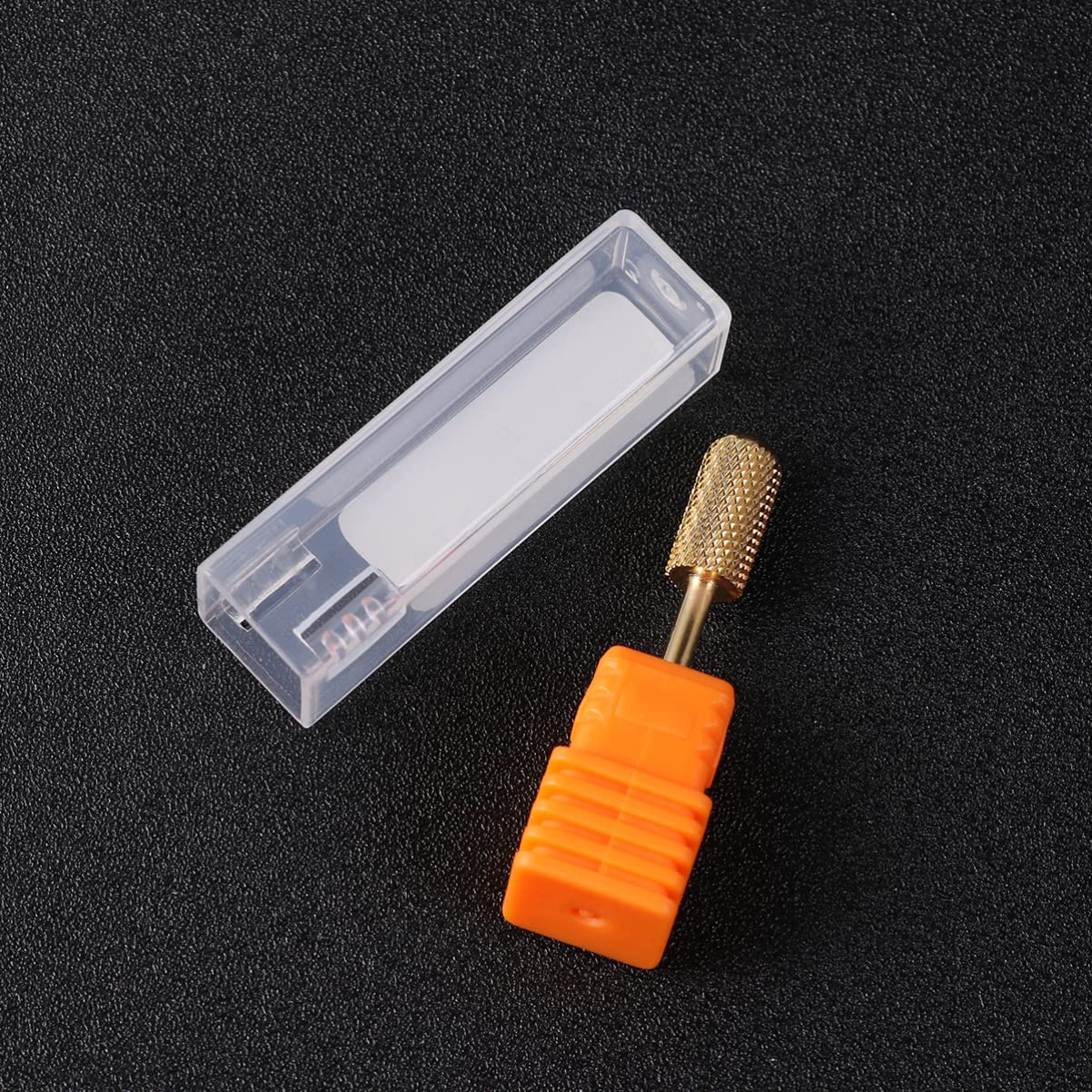EXCLUZO Gold Plated Steel Nail Drill Bit for Electric Manicure Machine - Professional Salon Quality Nail Art Tool for Acrylic, Gel & Natural Nails - Perfect for Home & Professional Nail Care