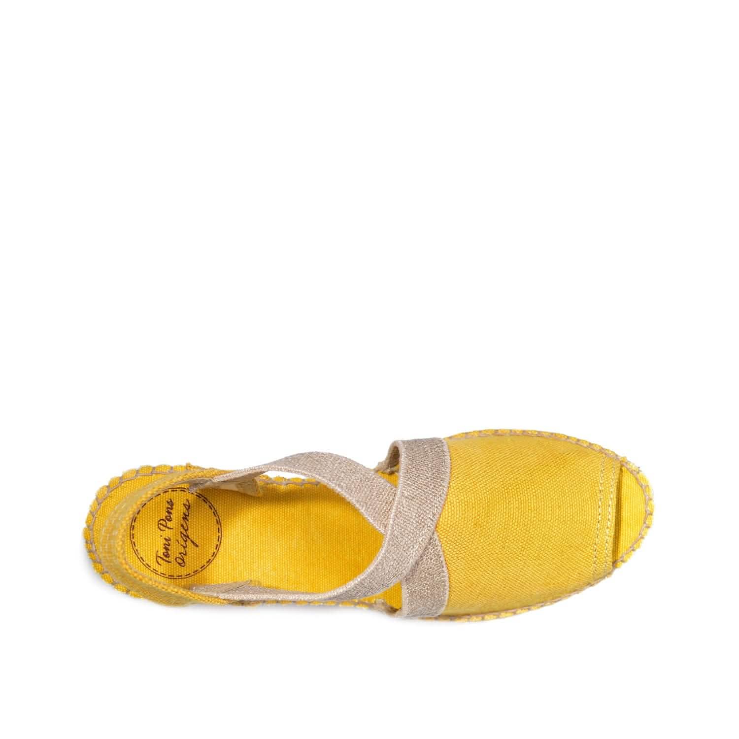 Women's Plain Canvas Wedge Espadrille Shoes - Breda V Comfortable Summer Casual Flats for Beach, Vacation & Everyday Wear