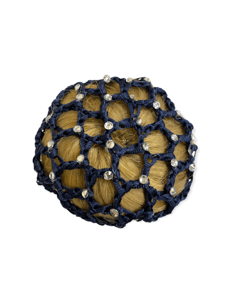 Equetech Crystal Hair Bun Net - Elegant Hair Accessory for Ballet, Yoga & Everyday Wear