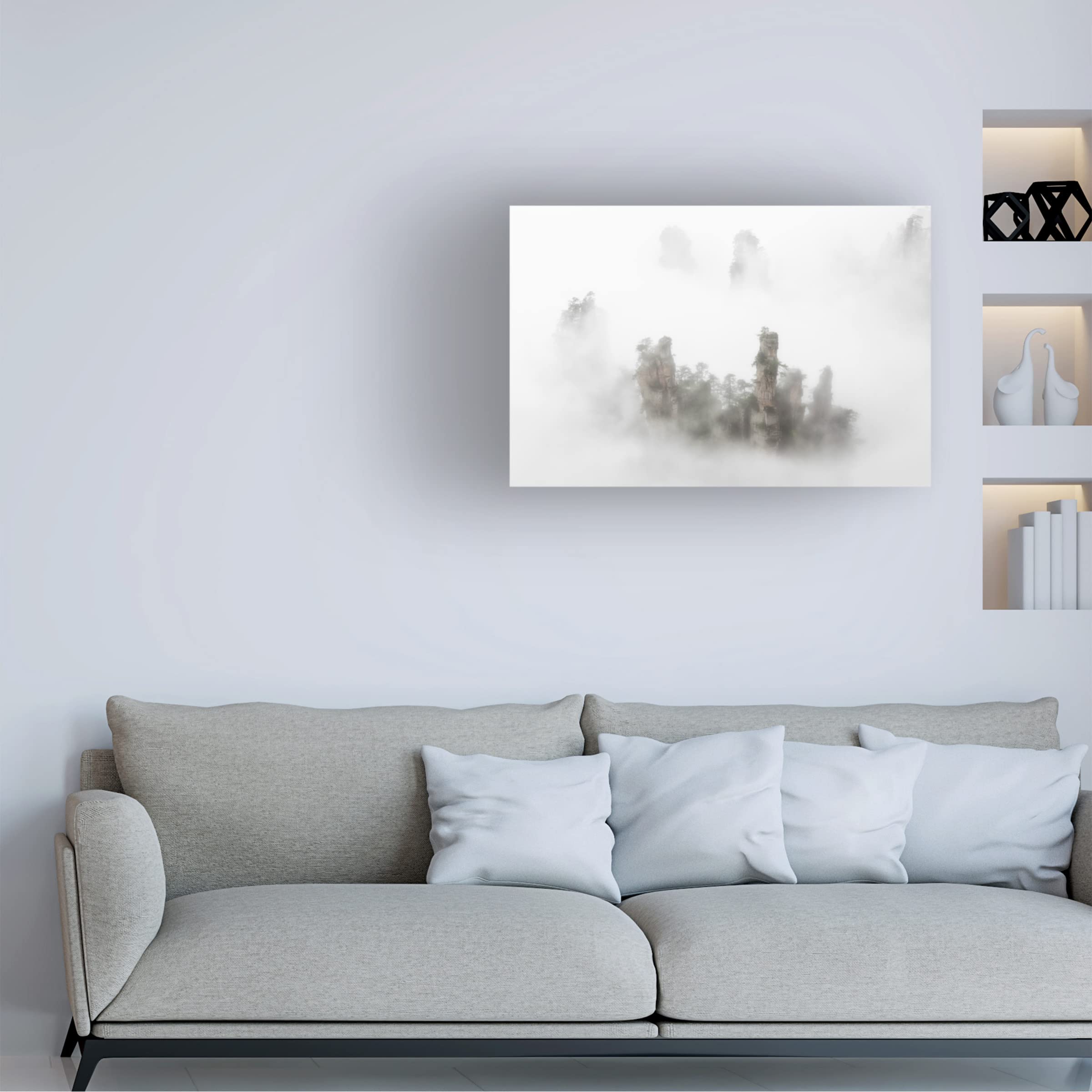 Roberto Marchegiani 'Zhangjiajie' Landscape Canvas Wall Art Print - Premium Trademark Fine Art for Living Room, Bedroom & Office Decor