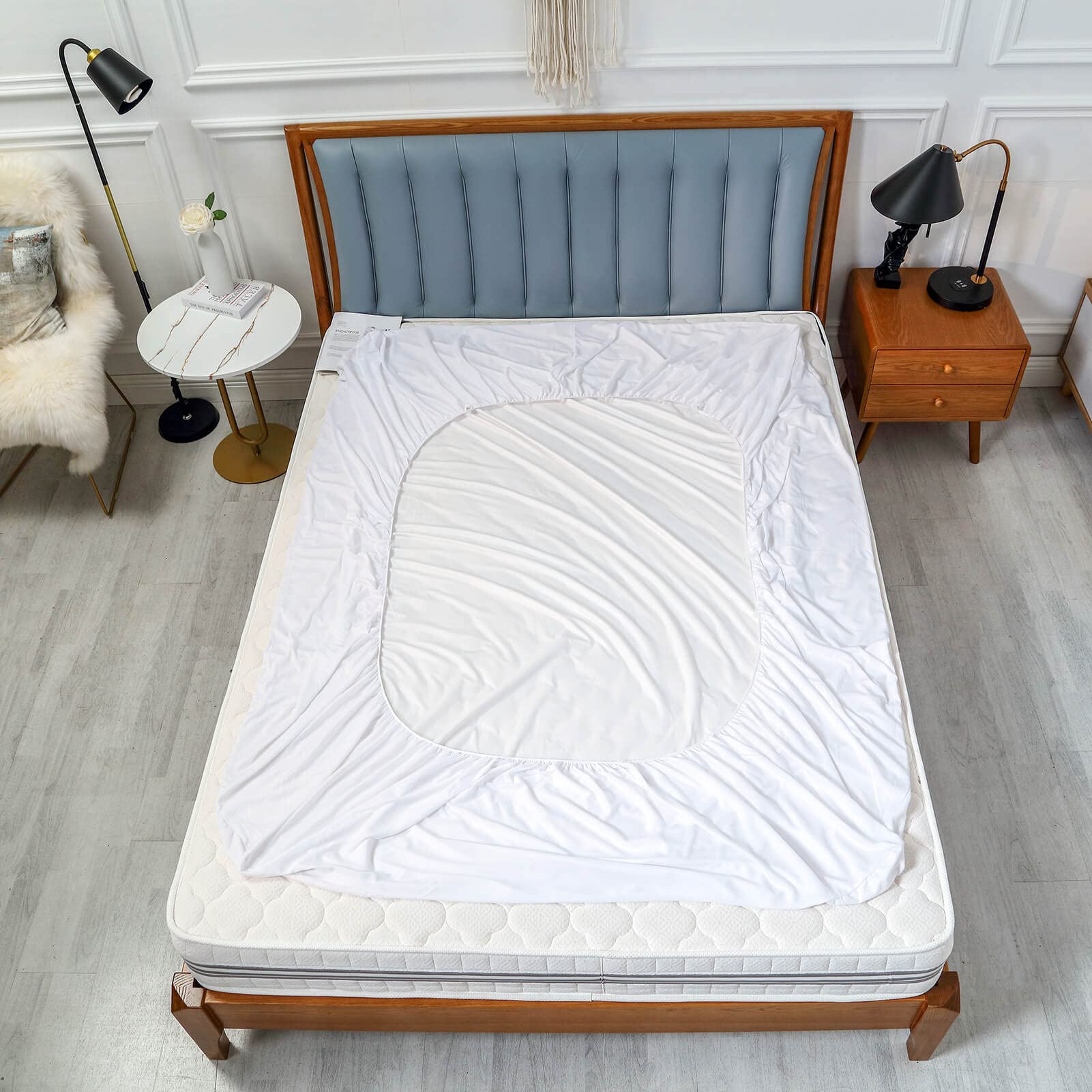 Waterproof RV King Mattress Protector - 72x80 & 70x80 Narrow King Size, Soft Terry Fabric, Quiet & Breathable - Perfect for Campers, Travel Trailers & Mobile Homes