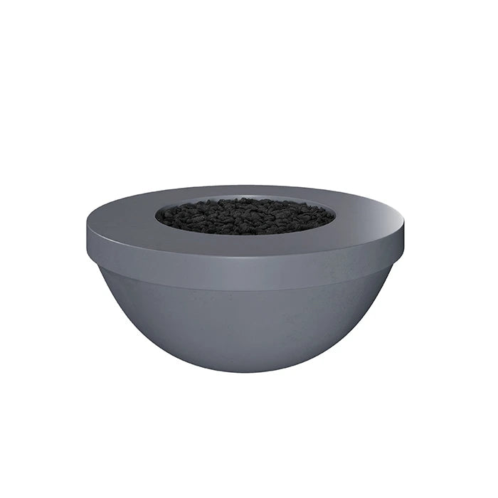 Aura Round Fire Pit - Outdoor Wood Burning Fire Pit for Backyard, Patio, and Camping | Durable Steel Design with Spark Screen | Perfect for Gatherings, S'mores, and Ambiance