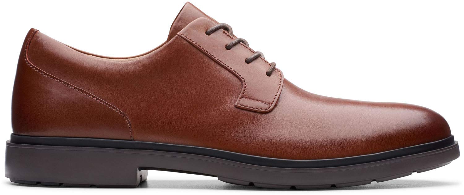 Clarks Men's Un Tailor Tie - Classic Formal Dress Shoes for Business & Wedding - Comfortable Leather Oxfords for Office, Parties & Special Occasions