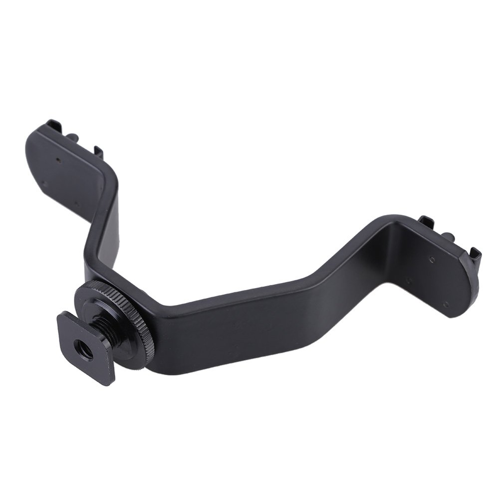 Tickas Dual Hot Shoe V Mount Bracket - Compatible with Sony, Canon, Nikon DSLR Cameras - Holds Video Lights, Microphones & Monitors - Perfect for Vlogging, Photography & Film Making