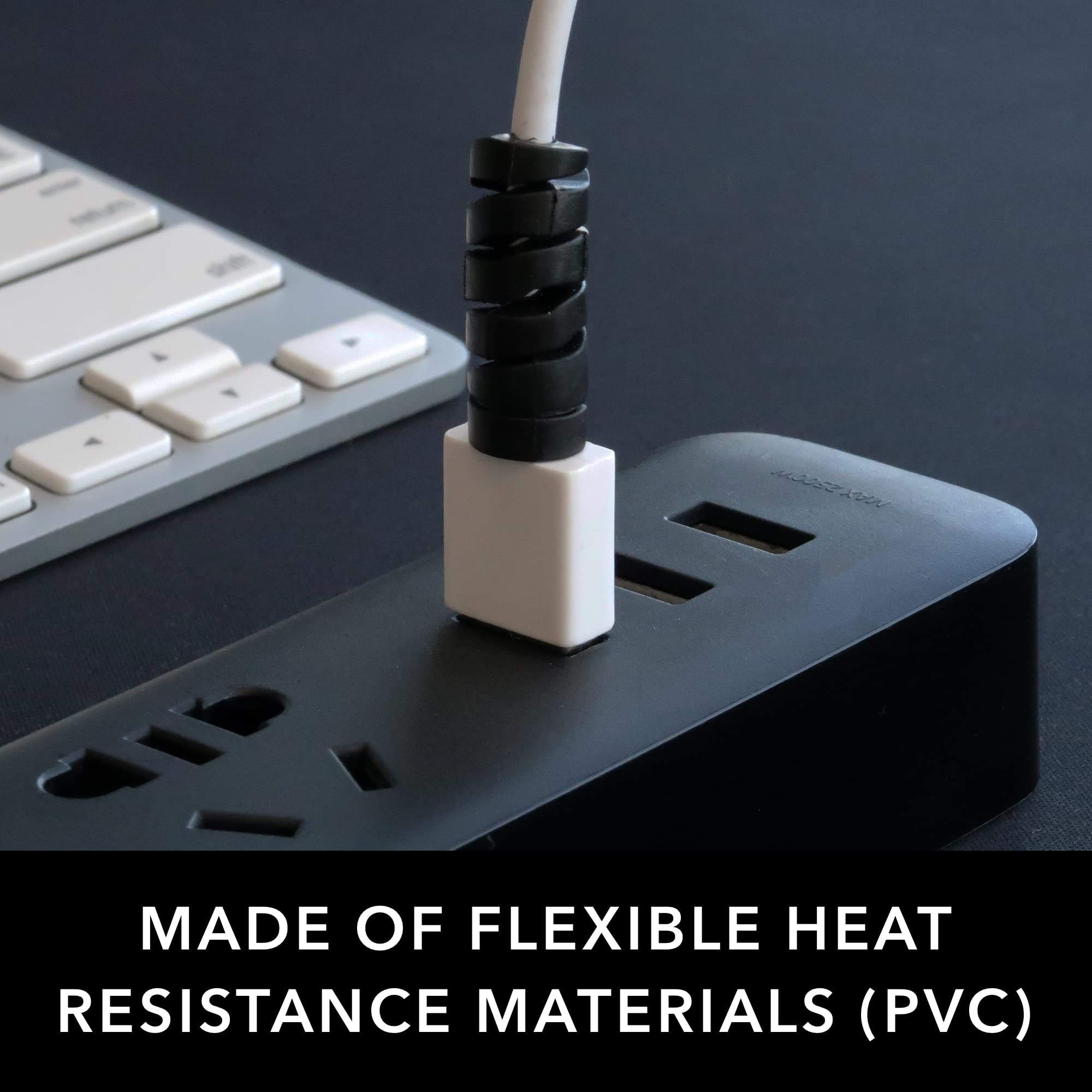 10-Pack Artefact Cable Protector - Durable Charger & Cord Saver for iPhone, iPad, MacBook - Prevent Fraying & Extend Cable Life | Perfect for Home, Office & Travel Use