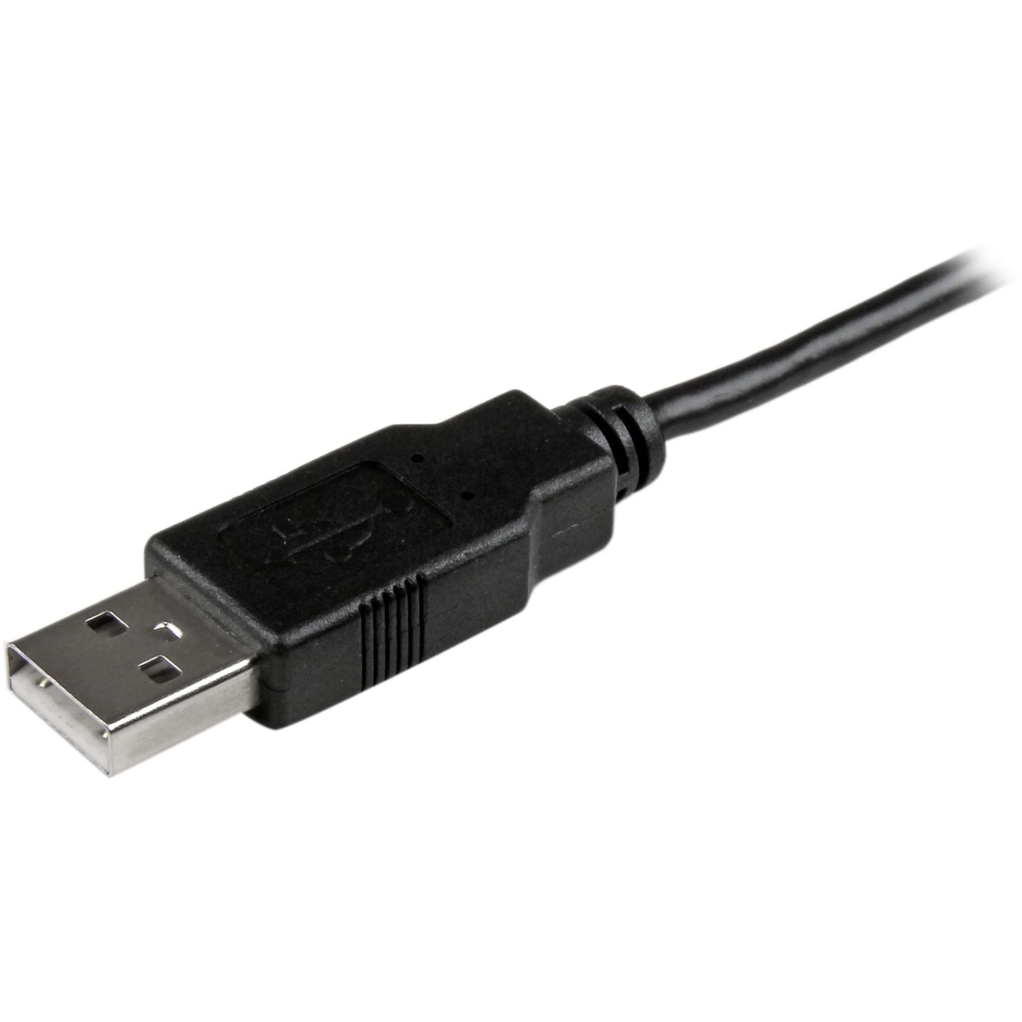 StarTech.com 6 ft USB to Micro USB Cable for Fast Charging & Data Sync - Compatible with Phones & Tablets - Slim & Durable Design (USBAUB6BK) - Perfect for Home, Office & Travel Charging Needs