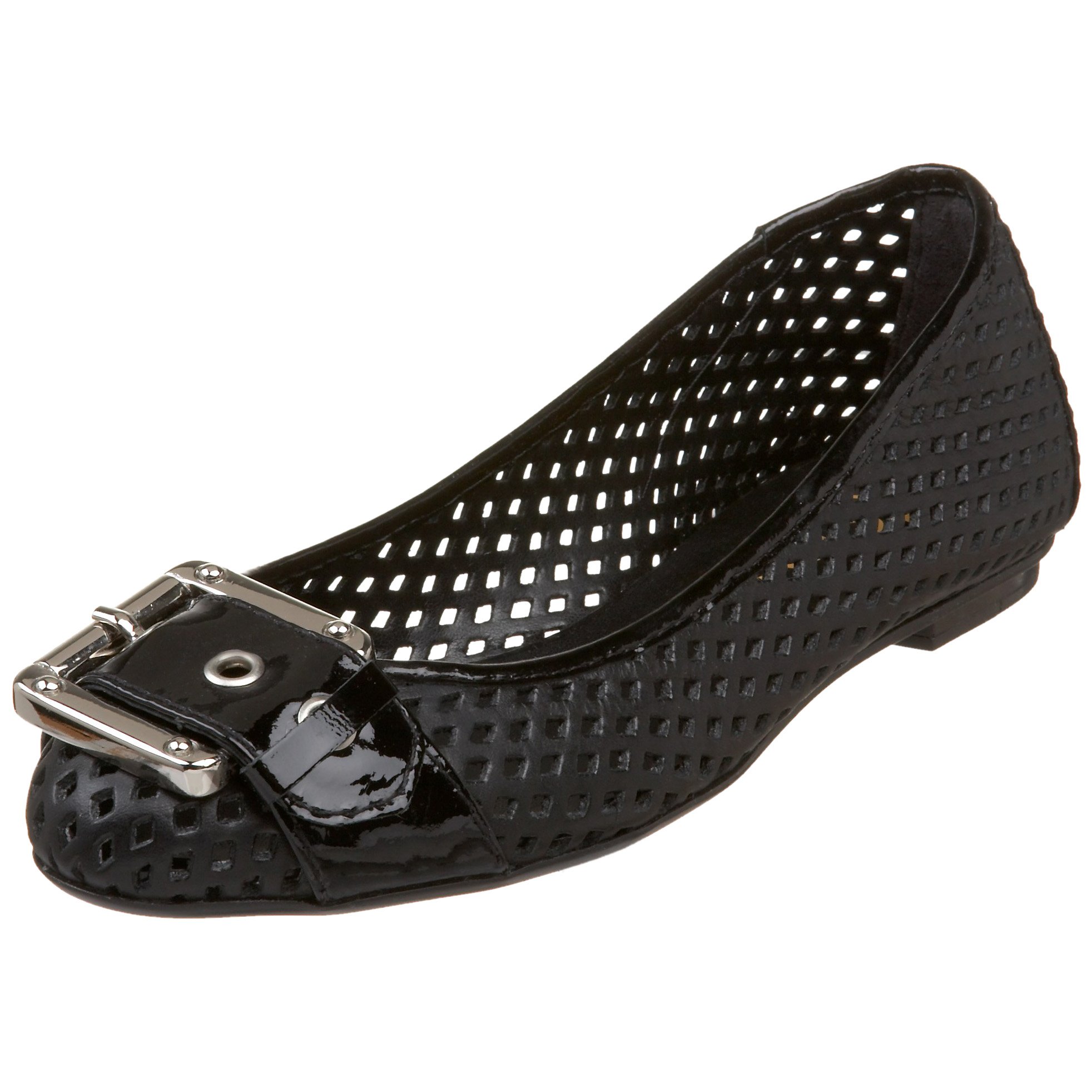 French Sole FS/NY Women's Waffle Ballet Flat - Comfortable & Stylish Slip-On Shoes for Work, Travel & Everyday Wear