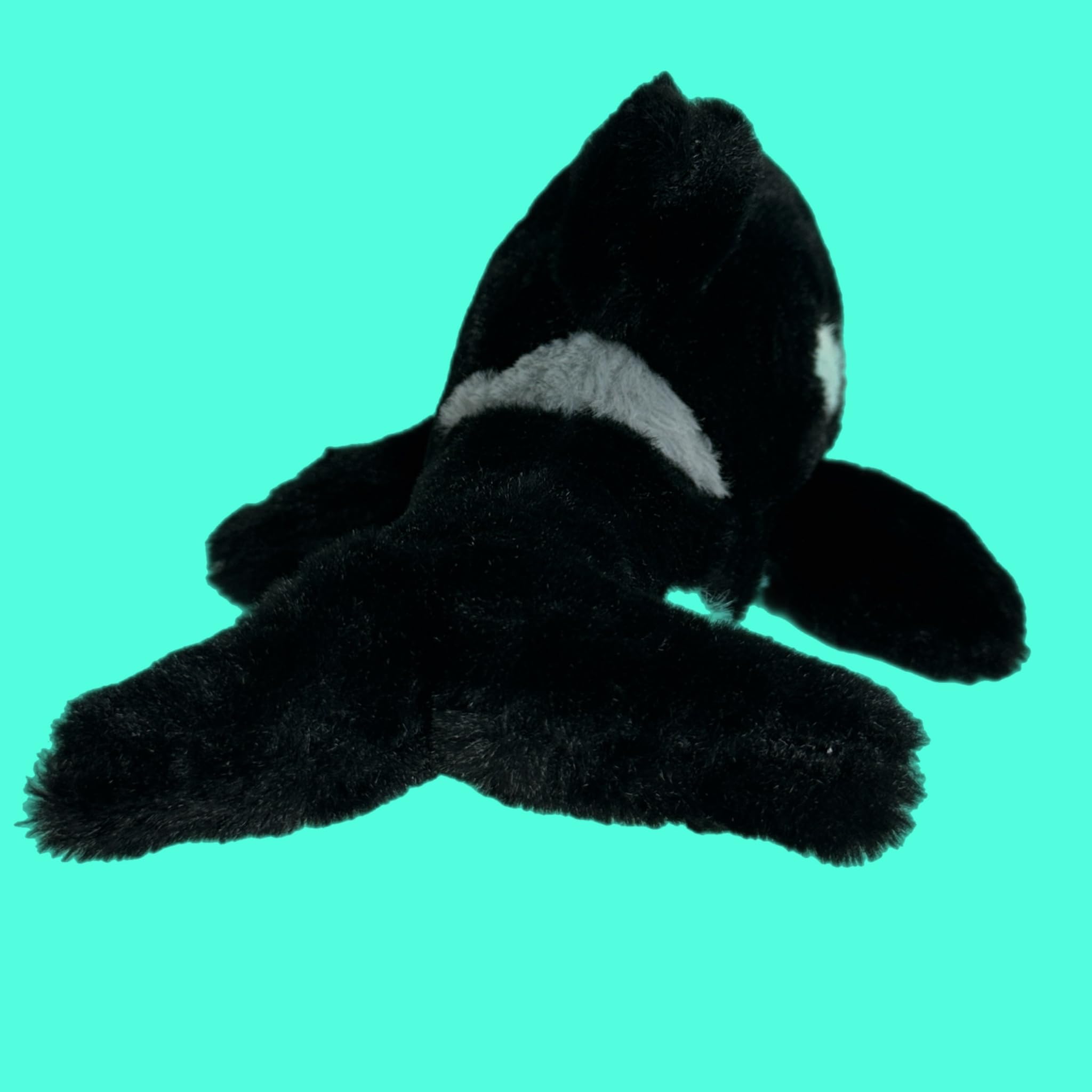 Eco-Friendly Recycled Plush Dog Toy - Deluxe Paws Orca Whale Chew Toy for Small & Medium Dogs | Durable, Safe & Sustainable Pet Accessory | Perfect for Indoor Play, Training Rewards & Cuddling Time