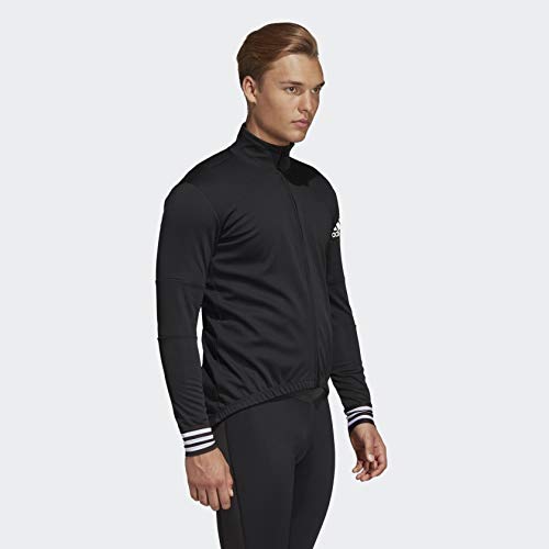Adidas Men's Adistar Winter Running Jersey - Thermal Performance Top for Cold Weather Training & Outdoor Sports