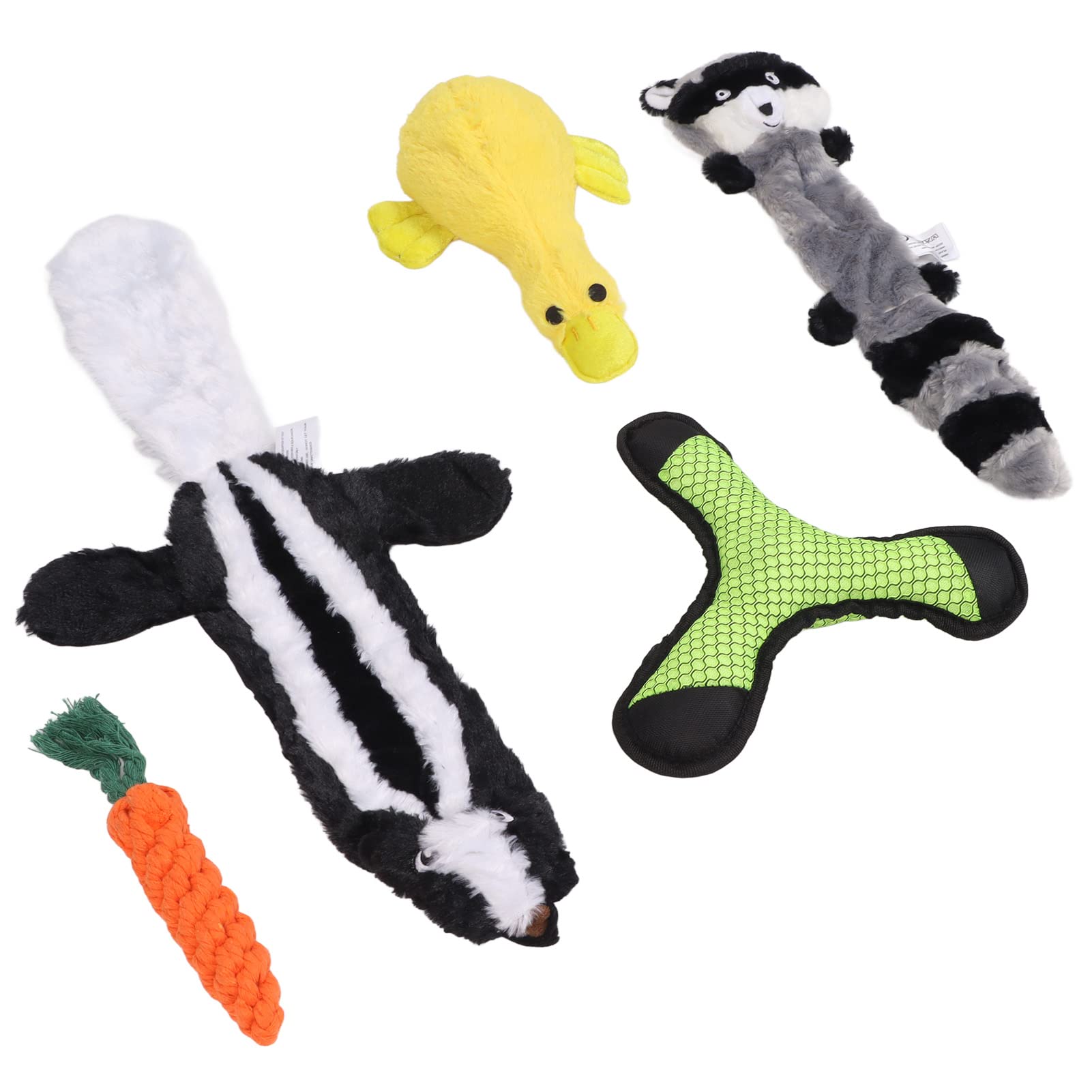WinmetEuro 5-Piece Squeaky Dog Toys for Small Dogs - Durable Bite-Resistant Chew Toys for Puppies & Teething Pets - Perfect for Indoor Play, Training Rewards & Anxiety Relief