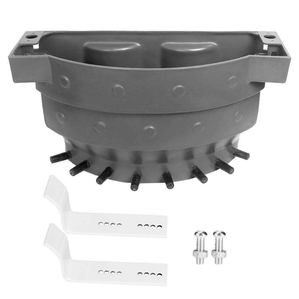 **38L High Capacity Plastic Calf Milk Feeder Bucket with 8 Nipples - Durable MP70C Design for Cattle, Sheep & Livestock - Ideal for Farm Feeding & Dairy Operations**