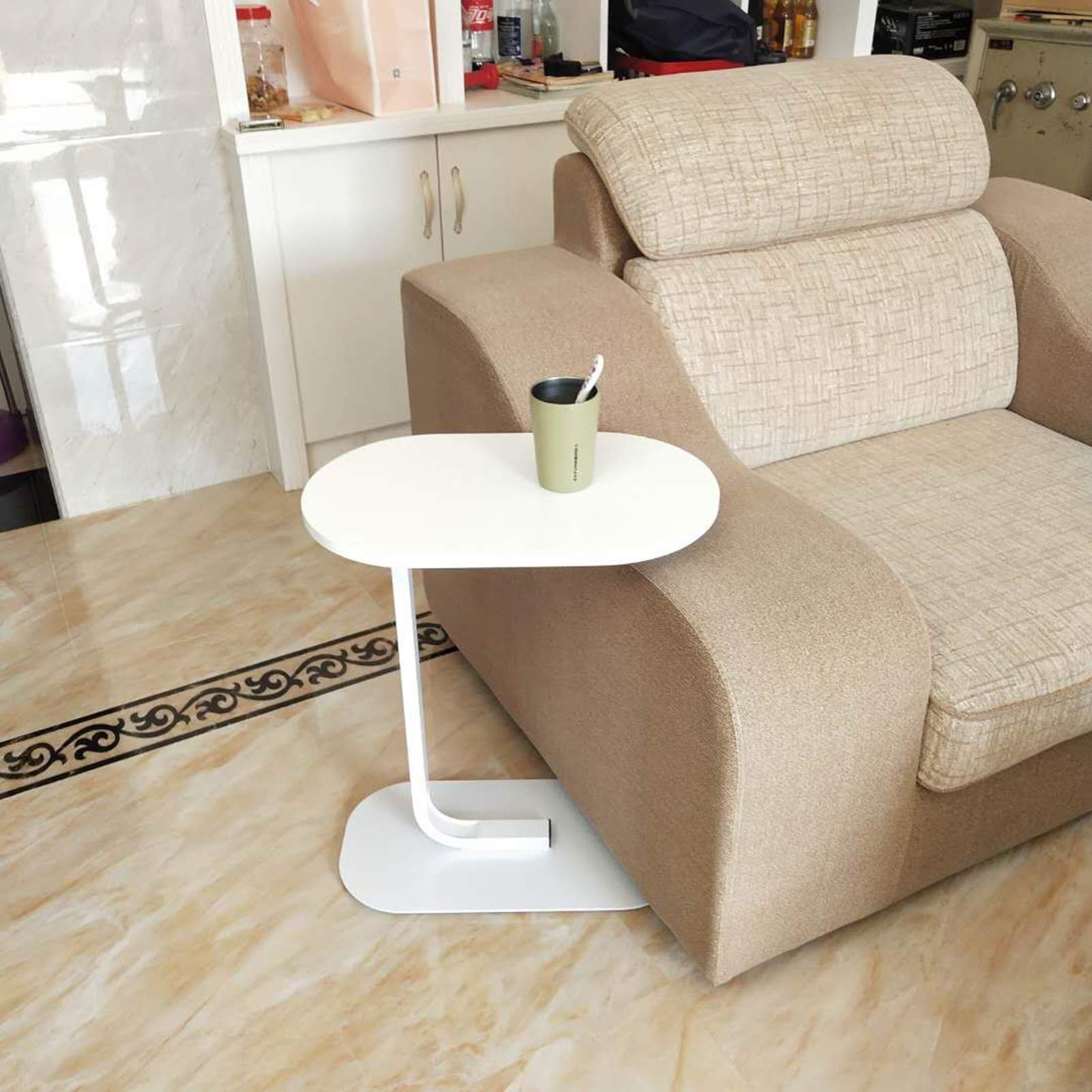 Luxury C-Shaped Side Table - 23.6