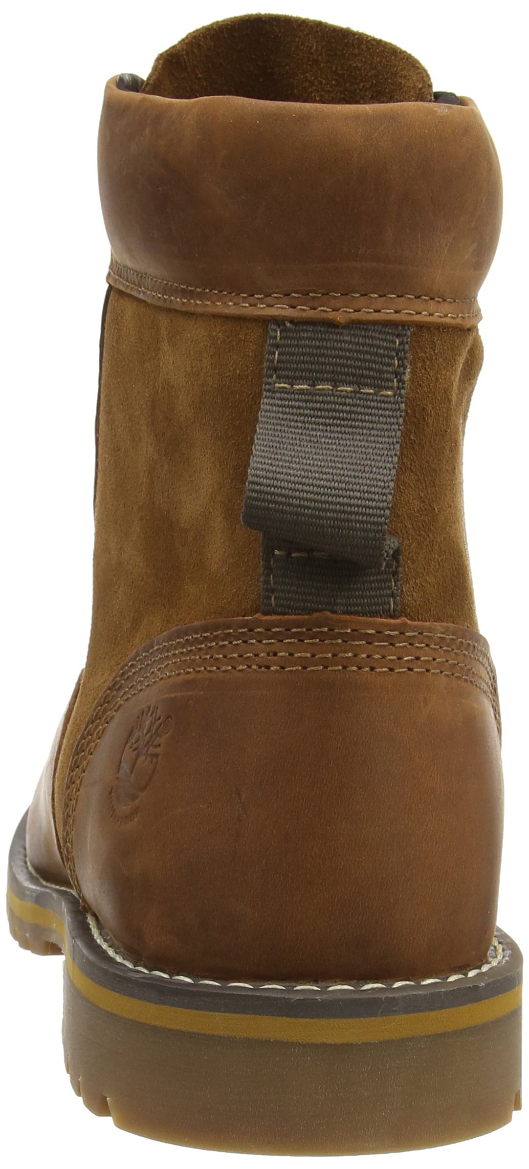 Timberland Men's Brown Multh Larchmont Waterproof Hiking Boots - Durable Outdoor Work & Winter Snow Shoes for Hiking, Camping & Construction