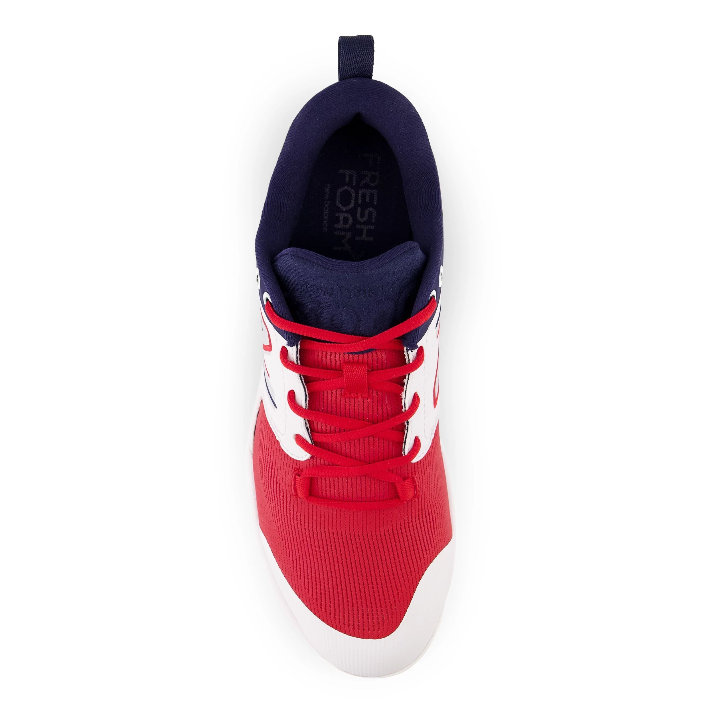 New Balance Fresh Foam 3000v6 Men's Baseball Cleats - Navy/Red Low Metal Spikes for Traction & Comfort | Perfect for Baseball, Softball & Turf Sports