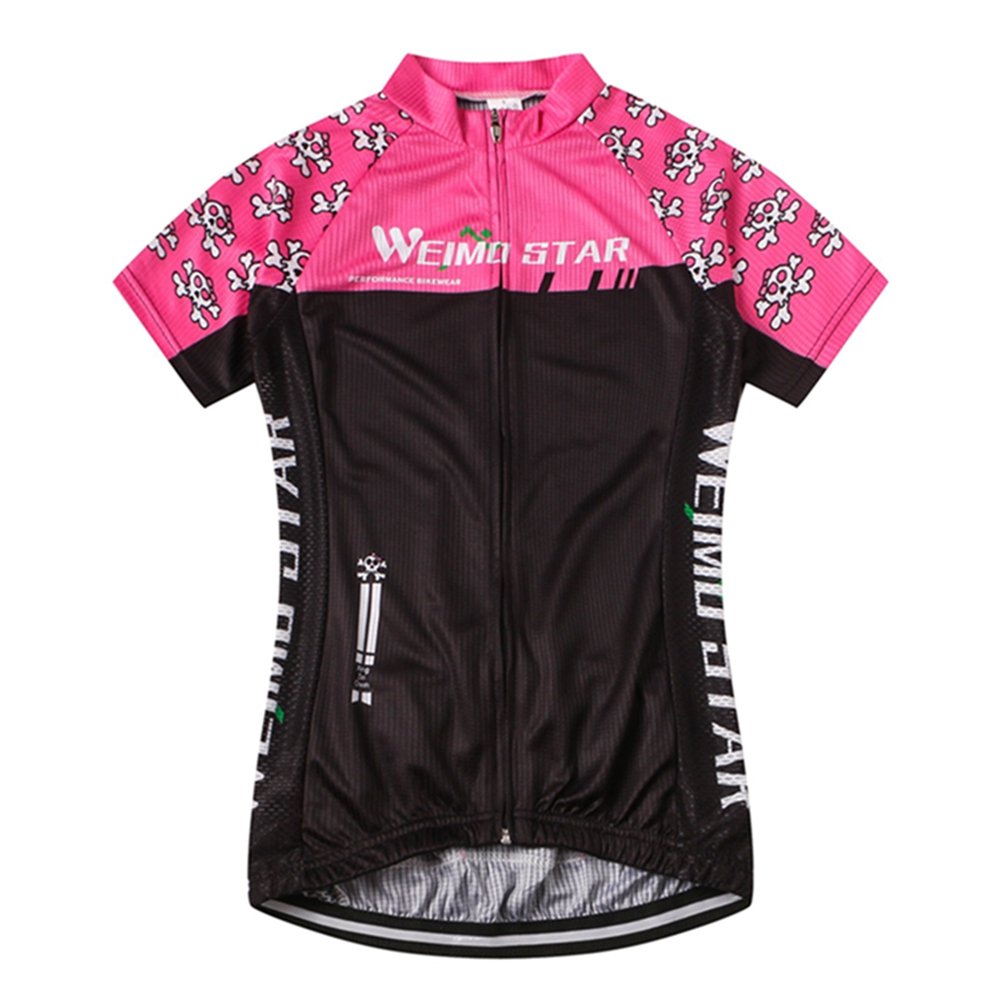 Women's Short Sleeve Cycling Jersey - Breathable & Moisture Wicking Bike Shirt for Road & Mountain Biking | Perfect for Outdoor Sports & Cycling Enthusiasts