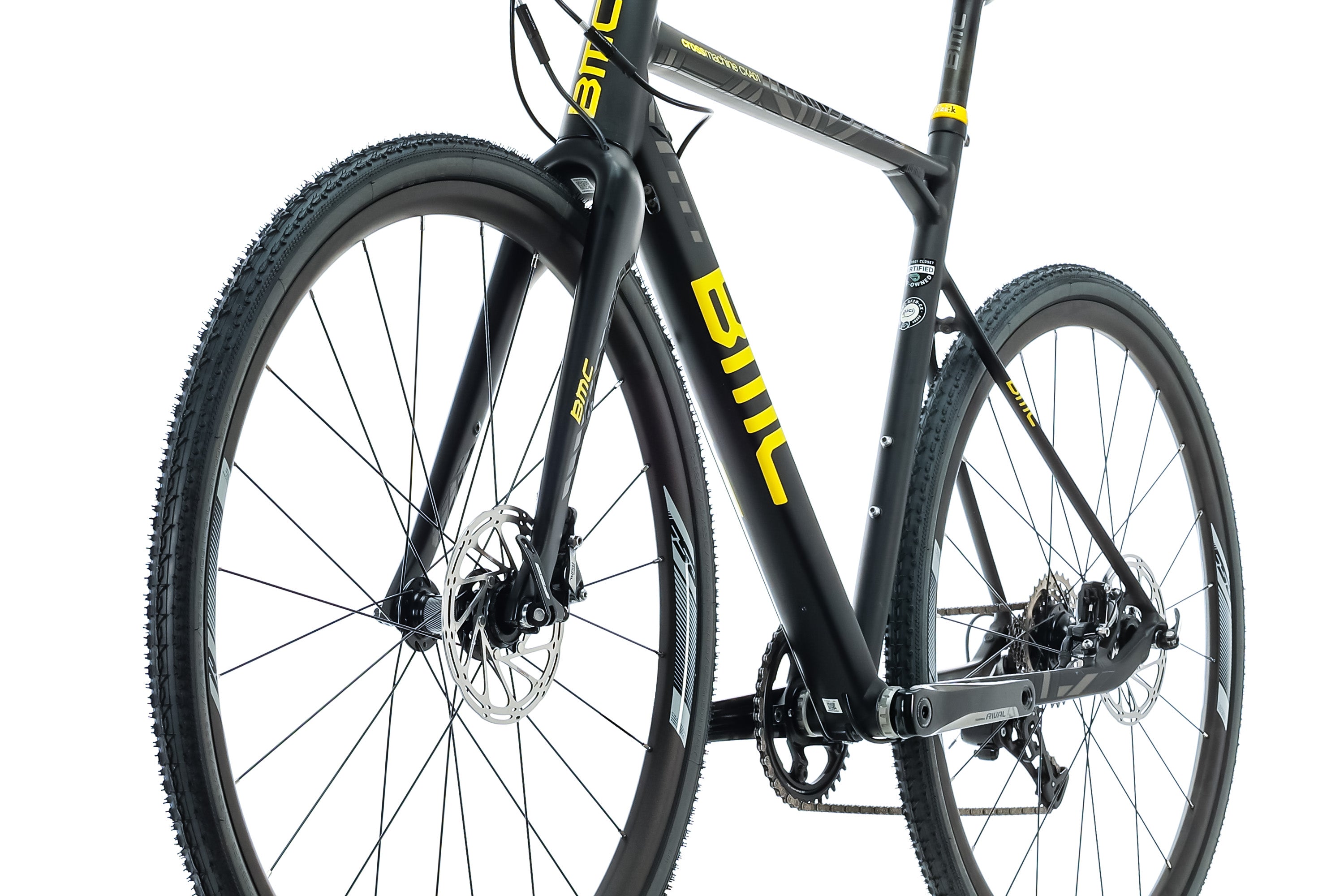 BMC Crossmachine CXA01 Rival Cyclocross Bike 2018 - 54cm Lightweight Carbon Frame, Disc Brakes - Perfect for Cyclocross Racing, Gravel Riding & Urban Commuting
