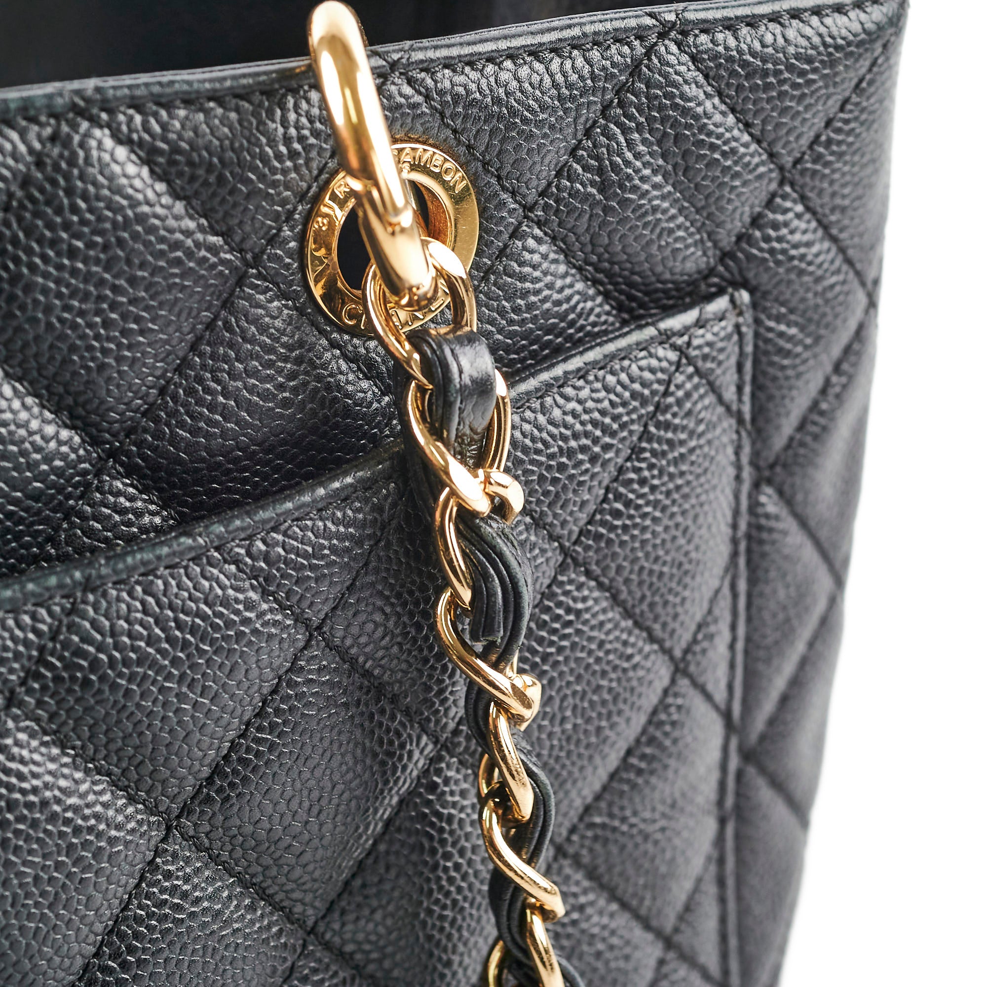 Chanel Caviar GST Grand Shopping Tote Bag in Black - Luxury Leather Handbag for Women, Perfect for Work, Travel & Everyday Use