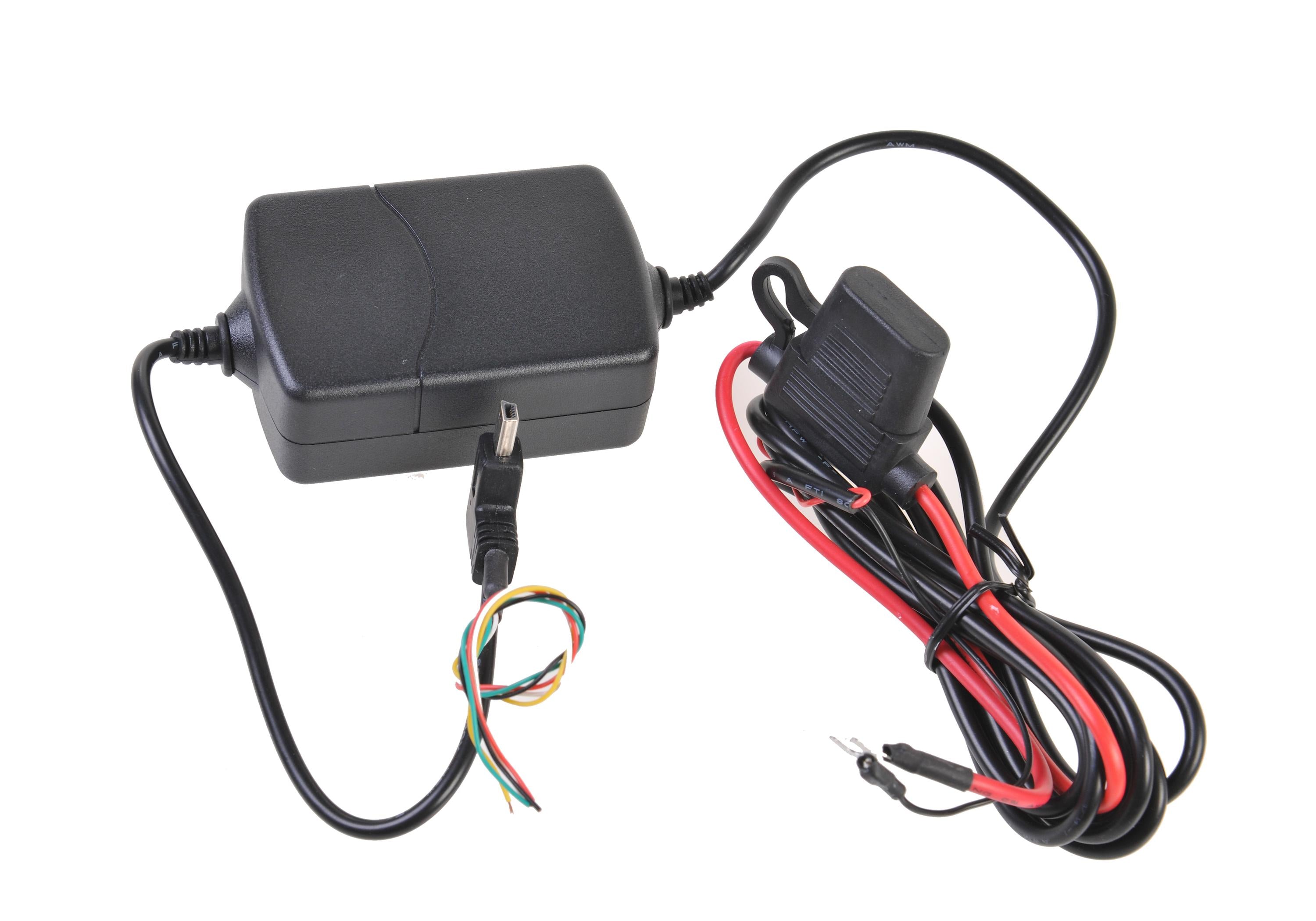 Queclink Car Power Supply - 12V/24V DC to 5V USB Car Charger Adapter for GPS Trackers & Dash Cams | Reliable Vehicle Power Solution for Road Trips & Fleet Management