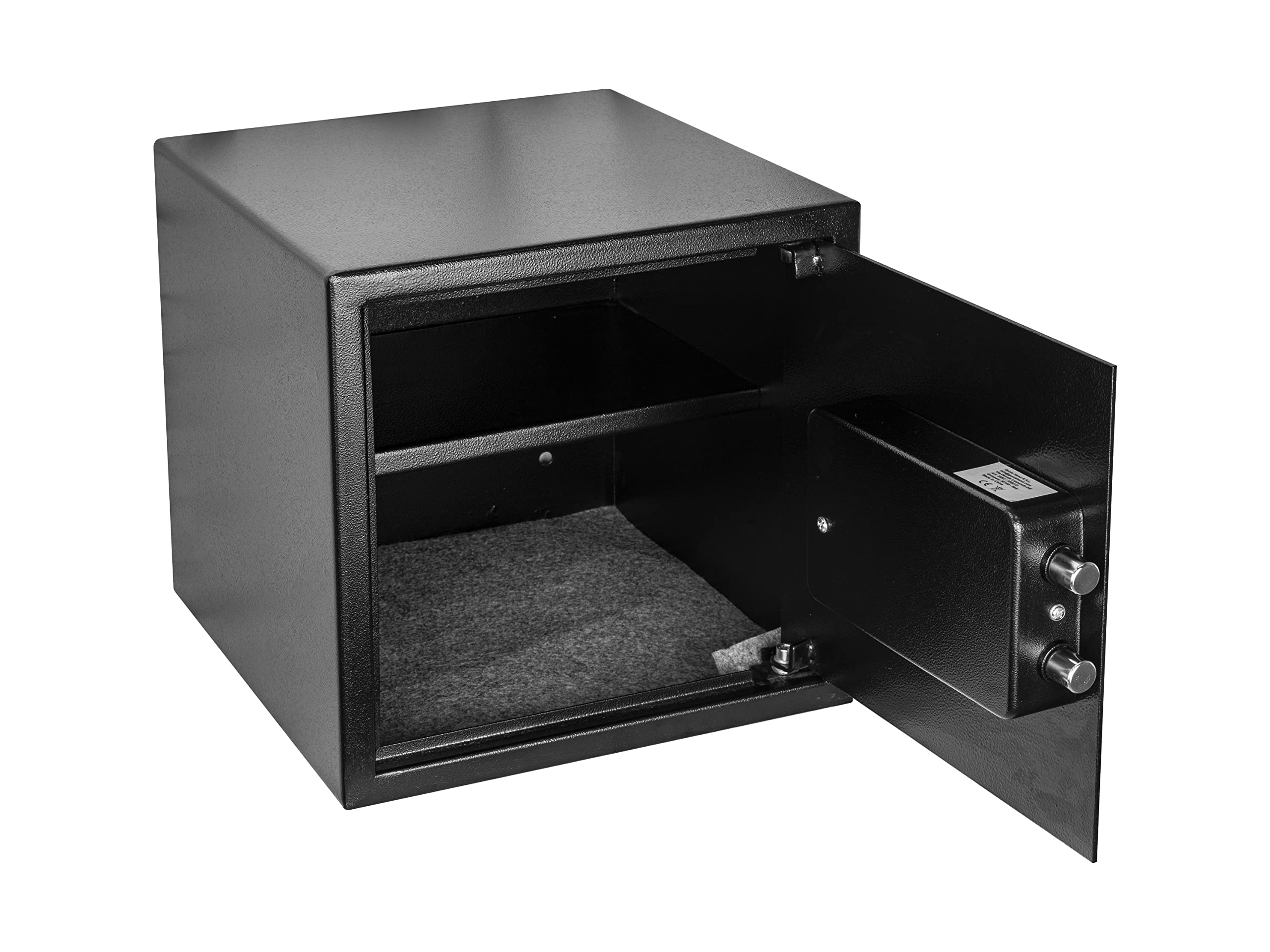 Genie Hand Safe with Double Lock & 2 Cross Locks - High Security Home & Office Safe for Cash, Jewelry & Documents - Ideal for Bedroom, Closet or Business Use