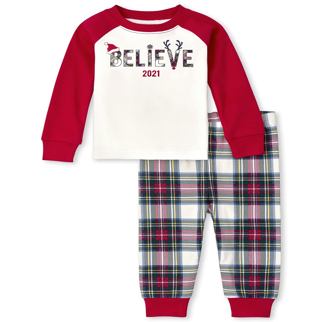 Kids' Christmas Pajama Sets - Family Matching Cotton Pajamas for Holiday Photos