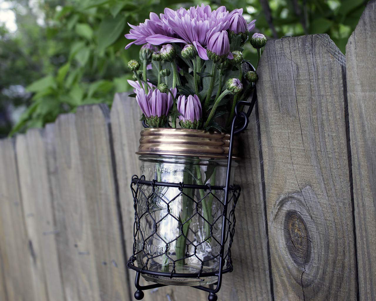**3 Pack Mason Jar Caddy with Chicken Wire - Hanging or Carrying Single Pint Jars - Perfect for Farmhouse Decor, Canning Storage & DIY Crafts**