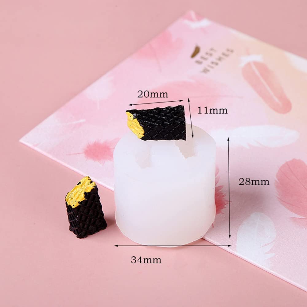 3pcs Silicone Cookie Molds Set - Sandwich & Chocolate Bar Shapes for Cake Decorating, Fondant, Cupcakes, Sugar Craft, Resin & Polymer Clay | Perfect for Baking, DIY Desserts & Party Treats