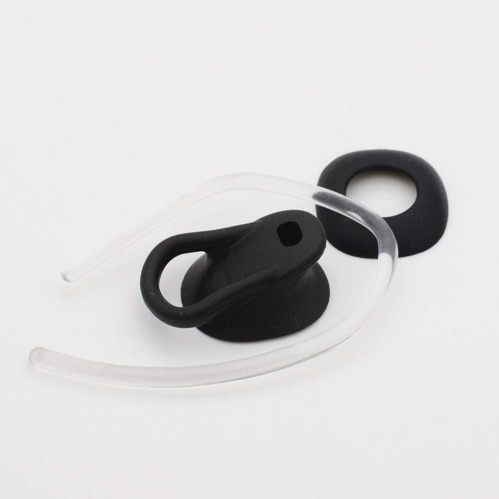 1 Set of Replacement Earbud Tips & Earhooks - Compatible with Jabra Style Earphones & Headsets - Secure Fit for Running, Workouts & Active Lifestyles