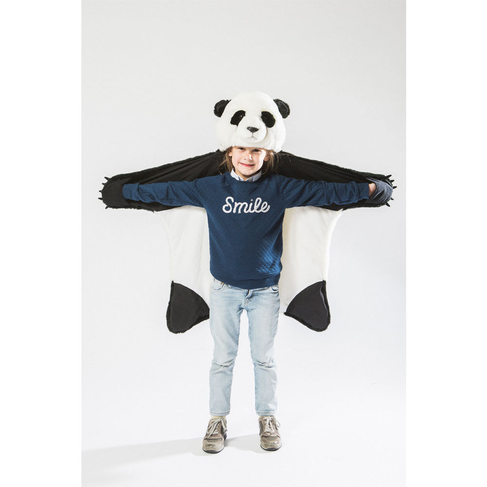 BiBiB & Co Plush Trophy Disguise Panda - Soft Stuffed Animal Toy for Kids, Cute Panda Costume Award for Parties & Gifts | Perfect for Birthday Celebrations, Halloween Costumes & Trophy Awards