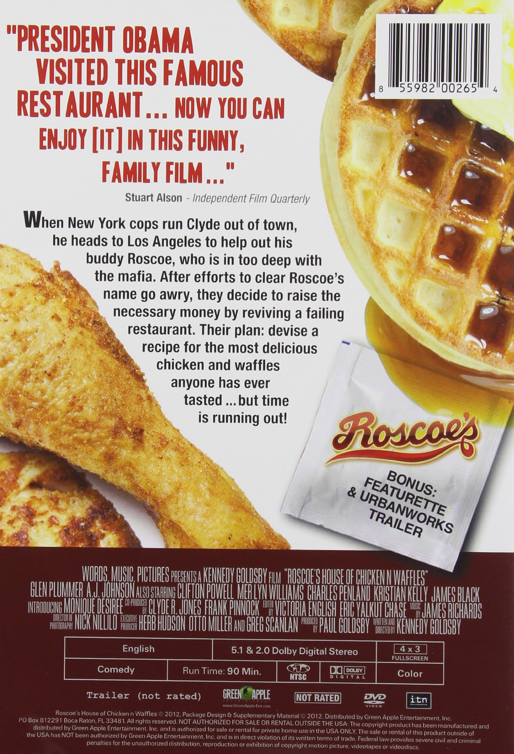 Roscoe's House of Chicken & Waffles - Crispy Fried Chicken & Fluffy Waffles Combo | Authentic Southern Comfort Food | Perfect for Family Dinners, Brunch & Late-Night Snacks
