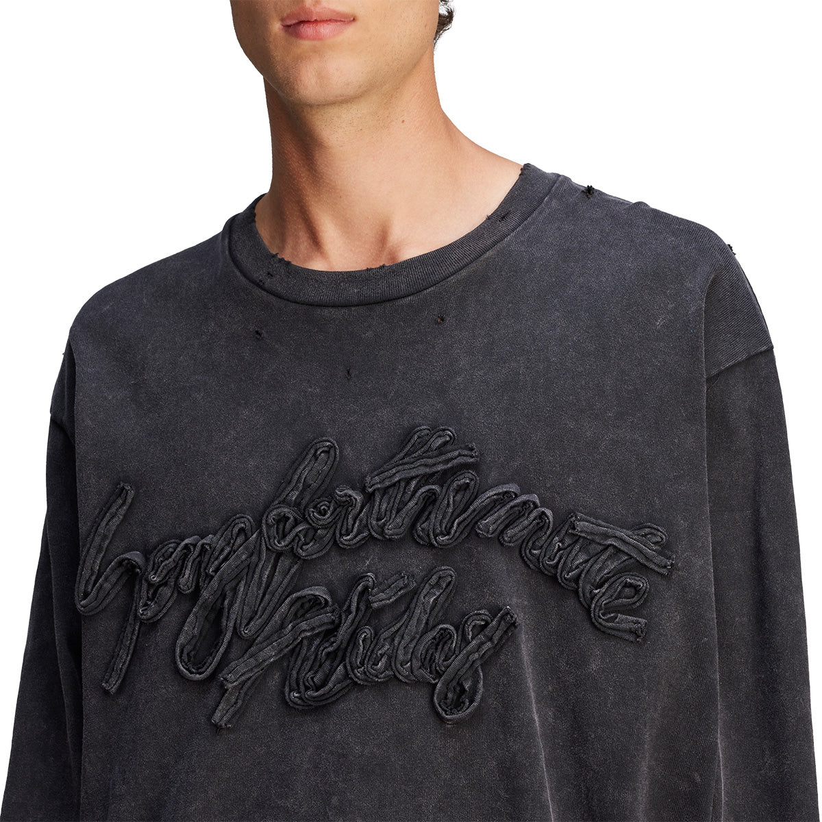 Song For The Mute SFTM 004 Long Sleeve T-Shirt - Black | Premium Cotton Streetwear for Men | Perfect for Casual Wear & Urban Fashion