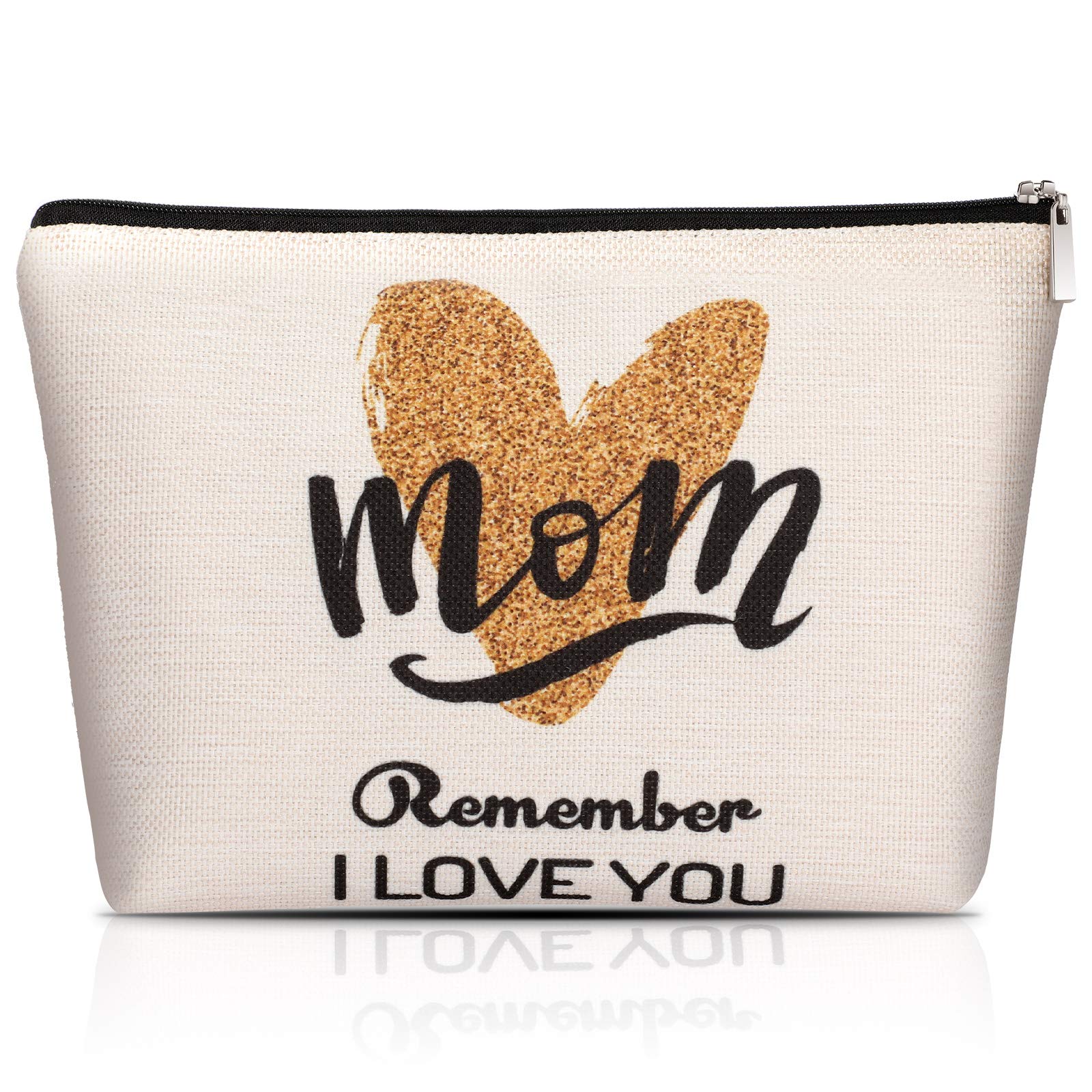 Double-Sided Printing Waterproof Makeup Bag for Travel - Cosmetic Pouch with Zipper Storage for Toiletries | Perfect Gift for Mom on Mother's Day, Birthday & Thanksgiving | Great for Travel, Gym & Daily Organizer