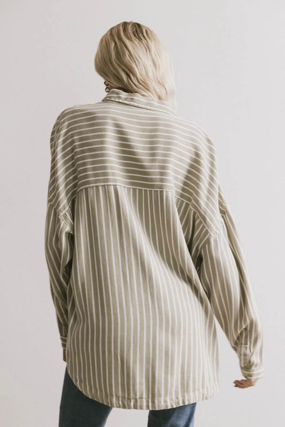 Ezti Striped Button Up Shirt for Men & Women | Casual & Formal Wear | Final Sale | Perfect for Office, Date Night & Travel