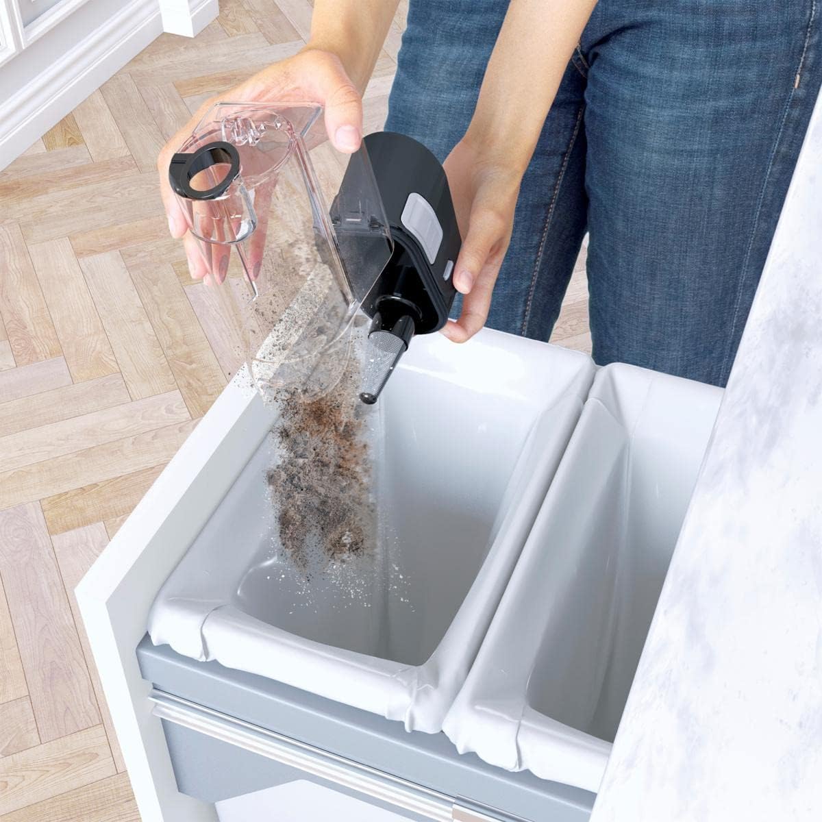 Shark QH200Q Ultralight Corded Hand Vacuum Cleaner with Attachments - Powerful Portable Vacuum for Car, Home & Pet Hair Cleaning | Quick Cleanup for Furniture, Stairs & Tight Spaces