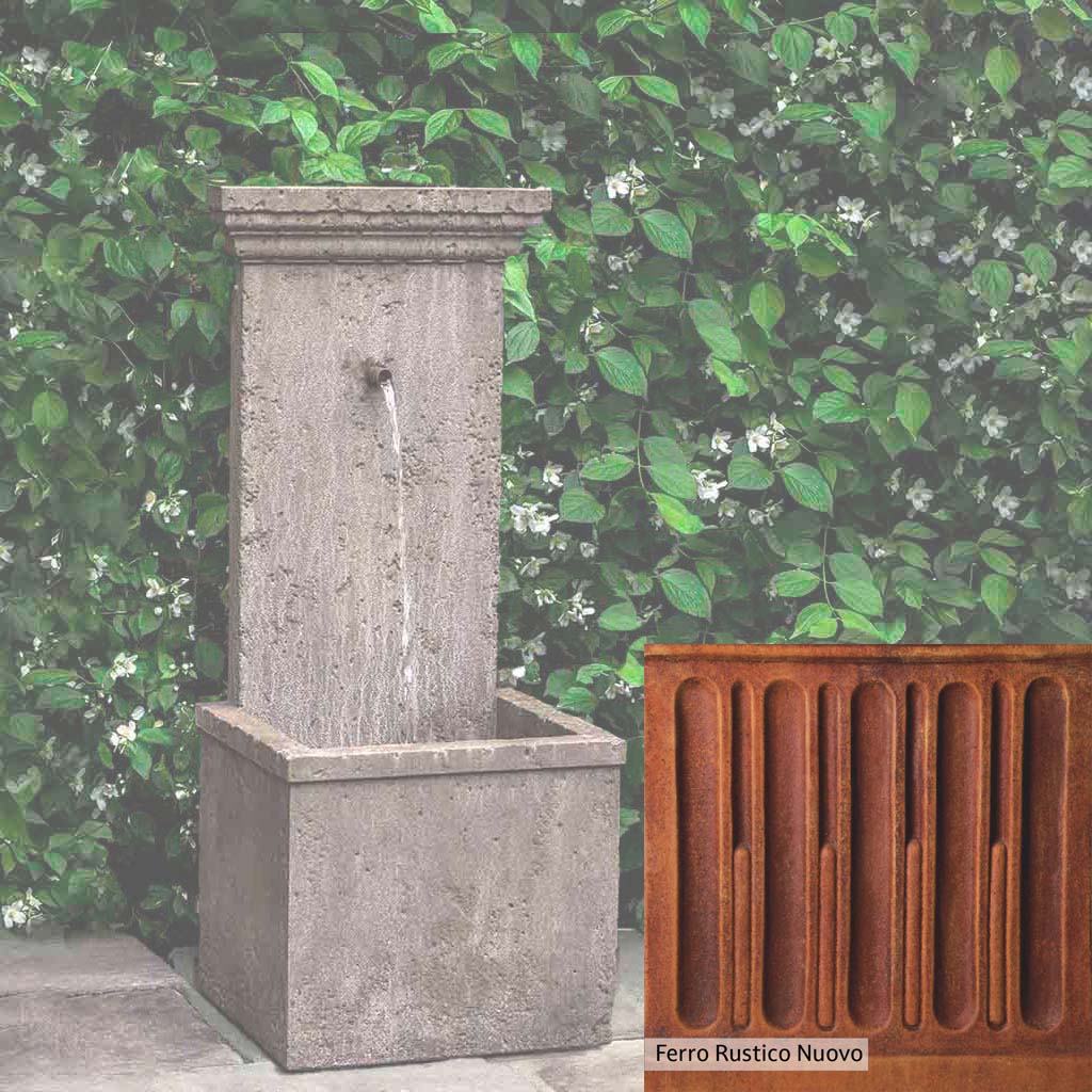 Campania International Marais Wall Fountain - Outdoor Garden Water Feature for Patio, Yard & Landscape Decor