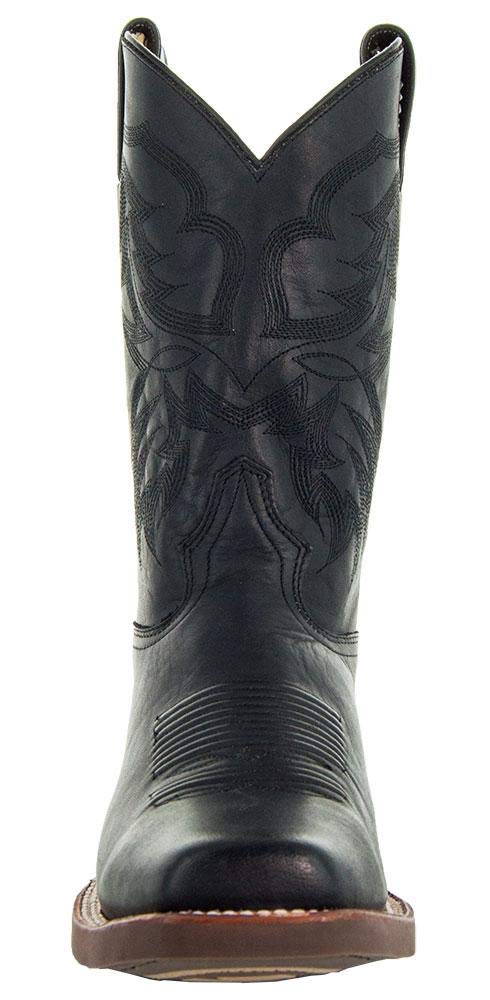 **Soto Boots Men's Square Toe Cowboy Boots – Genuine Leather Western Boots for Men (H4002) – Durable & Stylish for Rodeo, Country Dance & Casual Wear**