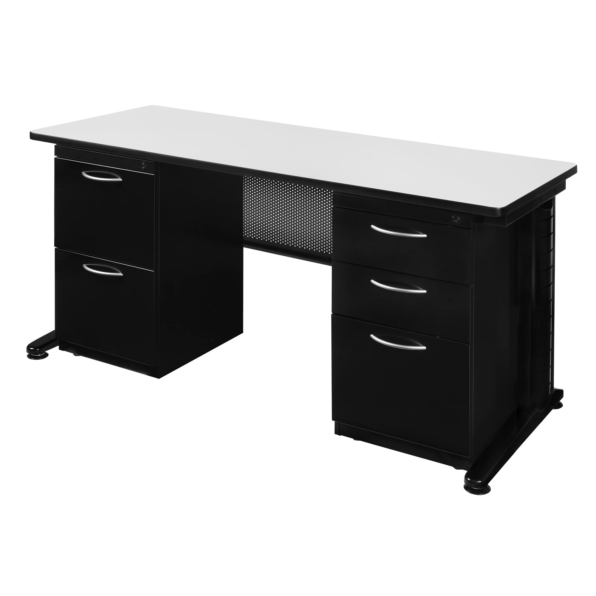 Regency Pedestal Desk Fusion Double - 72
