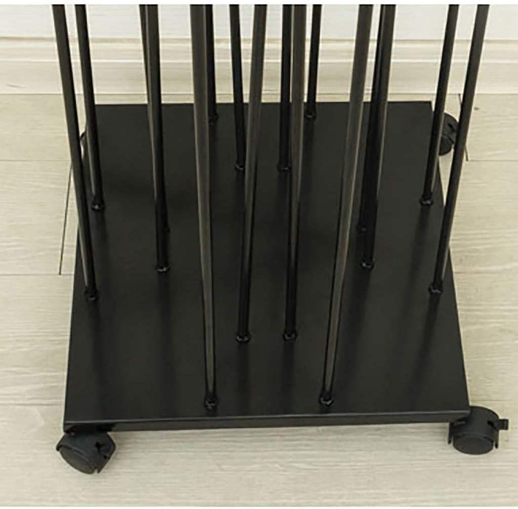 GCX Floor Hanger Storage Cart with 4 Wheels - Heavy Duty Iron Frame Hanger Organizer Holds 150+ Clothes Hangers - Space Saving Closet Storage Solution for Bedroom, Laundry Room & Retail Stores