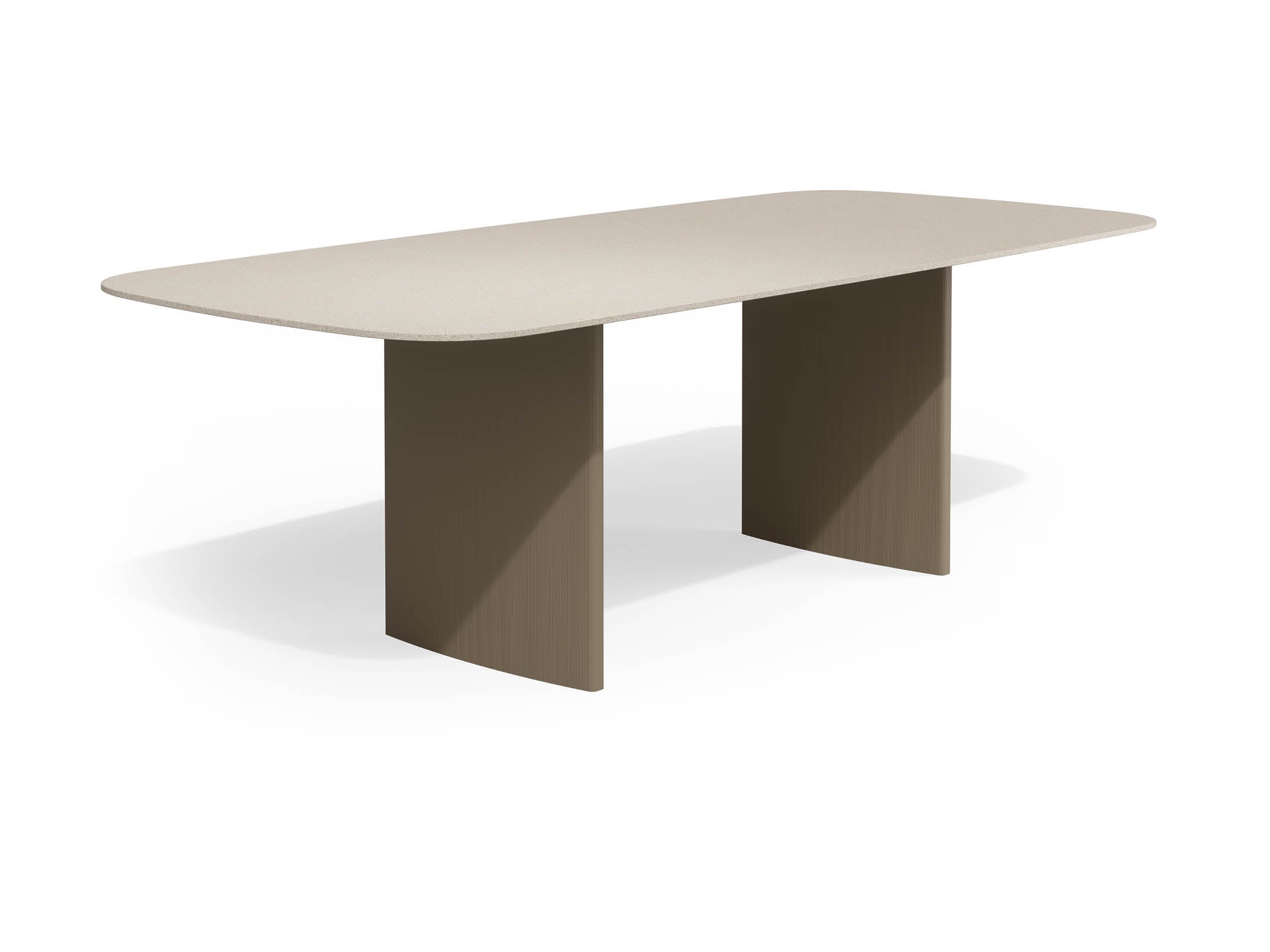 Modern Lucca Dining Table - Solid Wood Kitchen Table for 6 - Elegant Farmhouse Style Dining Room Furniture for Family Gatherings & Dinner Parties