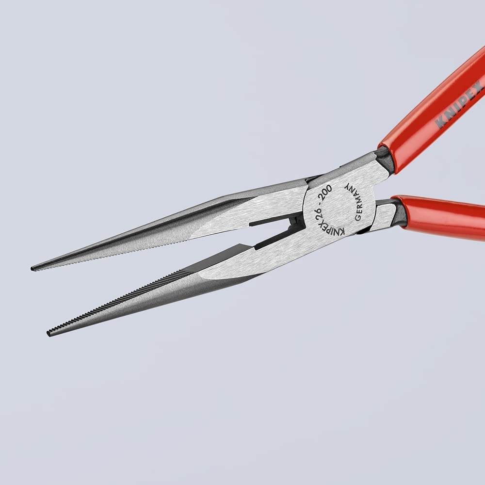 Malco Eagle Grip LP7WC 7-Inch Curved Jaw Locking Pliers with Wire Cutter | KNIPEX 2611200 8-Inch Long Nose Pliers with Cutter - Professional Tool Set for Electrical Work, DIY Projects & Automotive Repairs