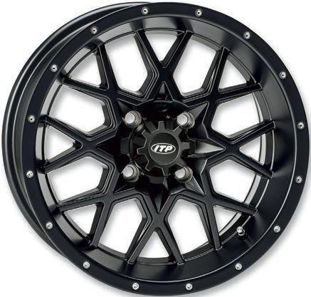 I.T.P. Wheels Hurricane 12X7 5+2 4/110 MB 1228627536B - Durable ATV UTV Wheels for Off-Road Adventures, Mudding & Trail Riding