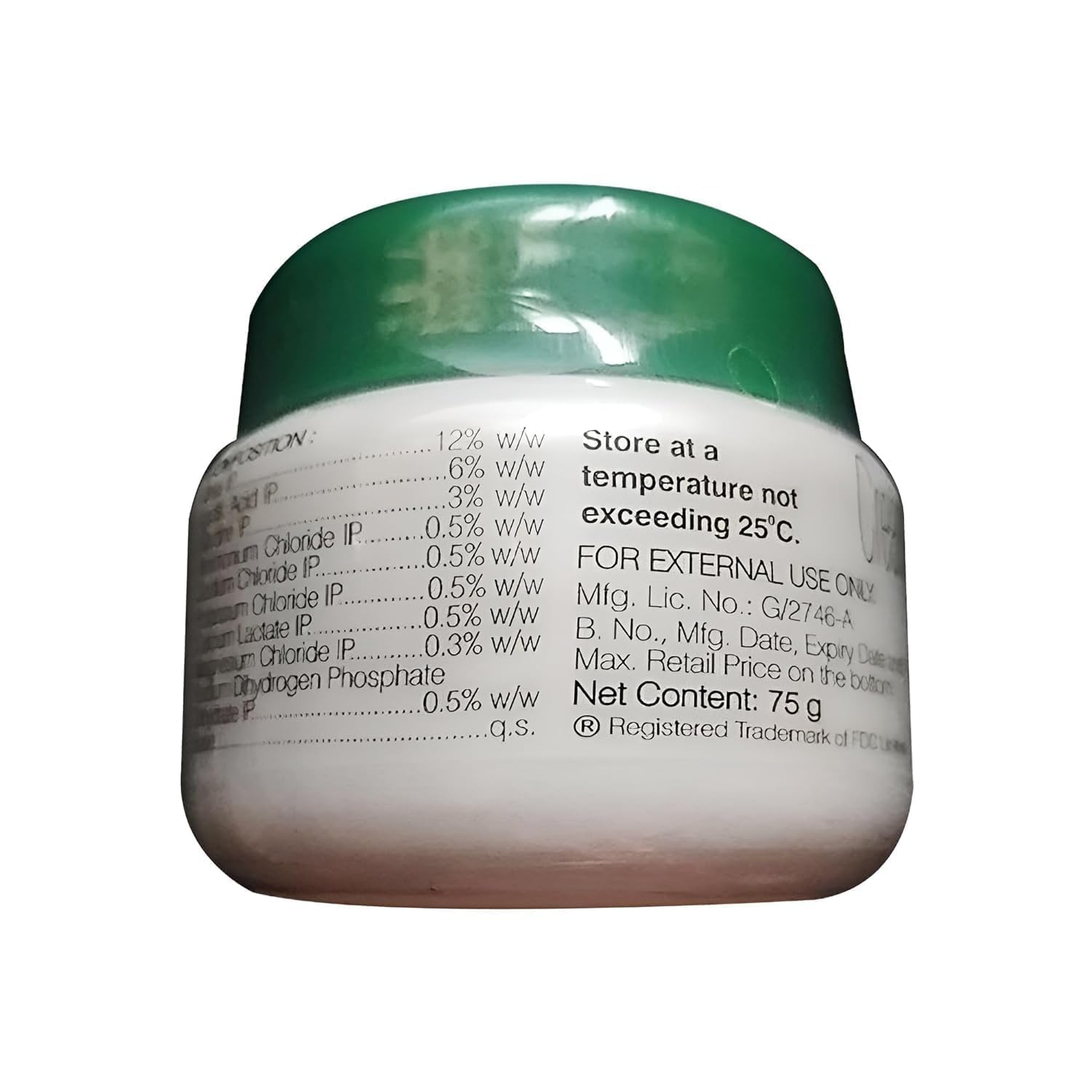 Emmet Healthcare Cota-Ry-Ll Urea Cream for Dry Skin - 75g with Natural Moisturizing Factors | Intense Hydration for Cracked Heels, Rough Elbows & Eczema Relief | Pack of 1