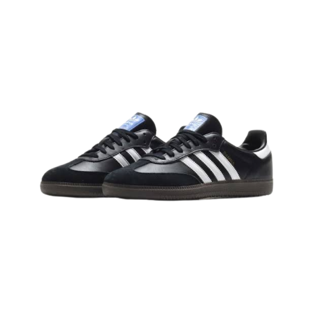 Adidas Samba OG Sneakers - Black & White with Gum Sole | Classic Retro Running Shoes for Men & Women | Perfect for Casual Wear, Street Style & Everyday Comfort