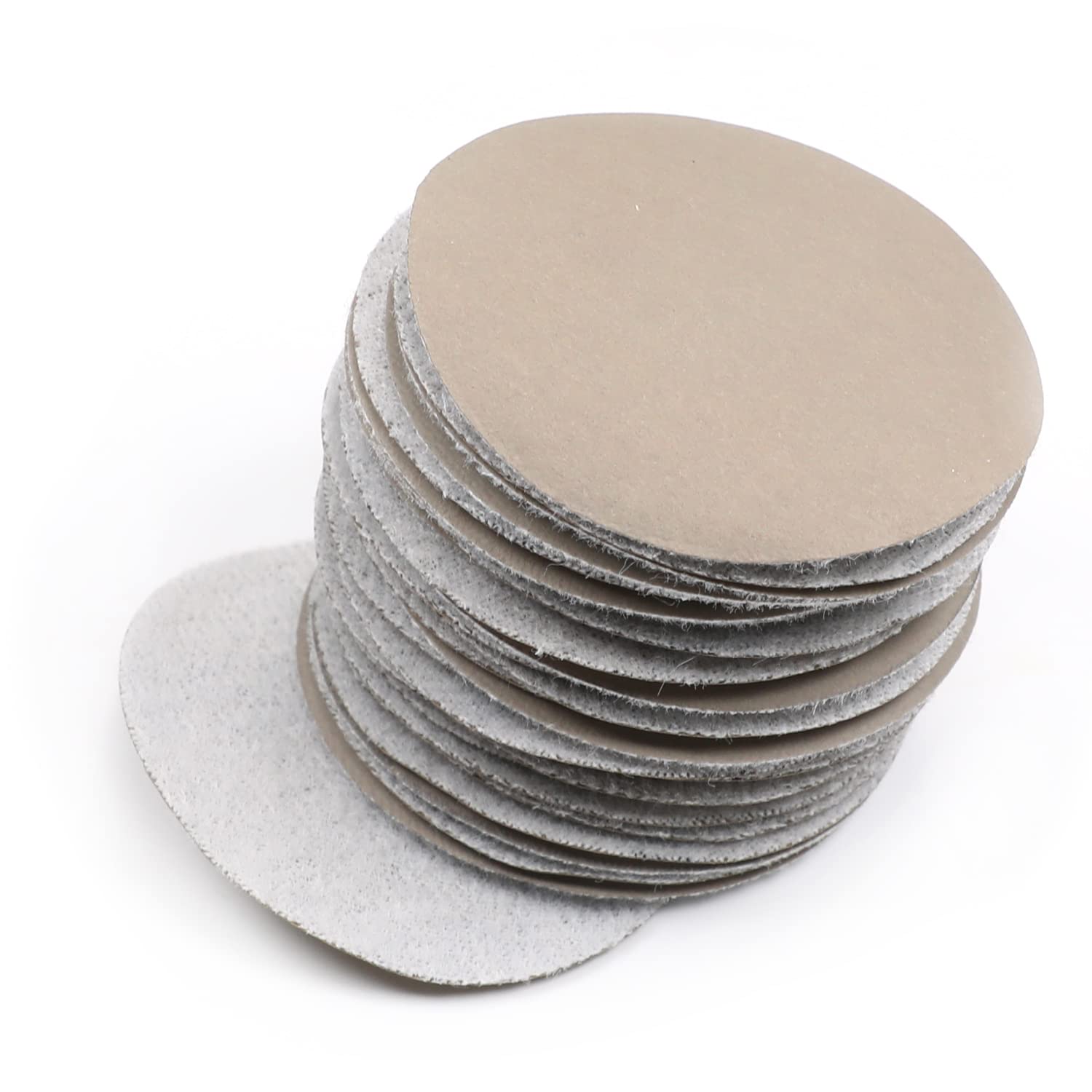 Utoolmart 2-inch Wet Dry Sander Sheets - 30pcs Silicon Carbide 5000 Grit Waterproof Sanding Discs for Wood, Metal, Jewelry & Car Polishing - Perfect for Furniture Finishing, Mirror Polishing & DIY Projects